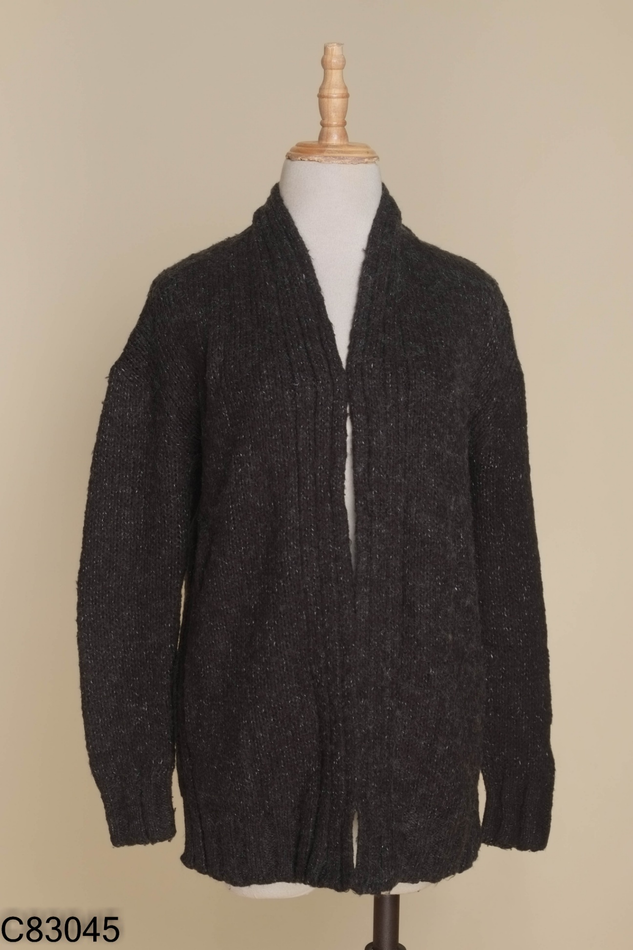 Áo len khoác HM đen