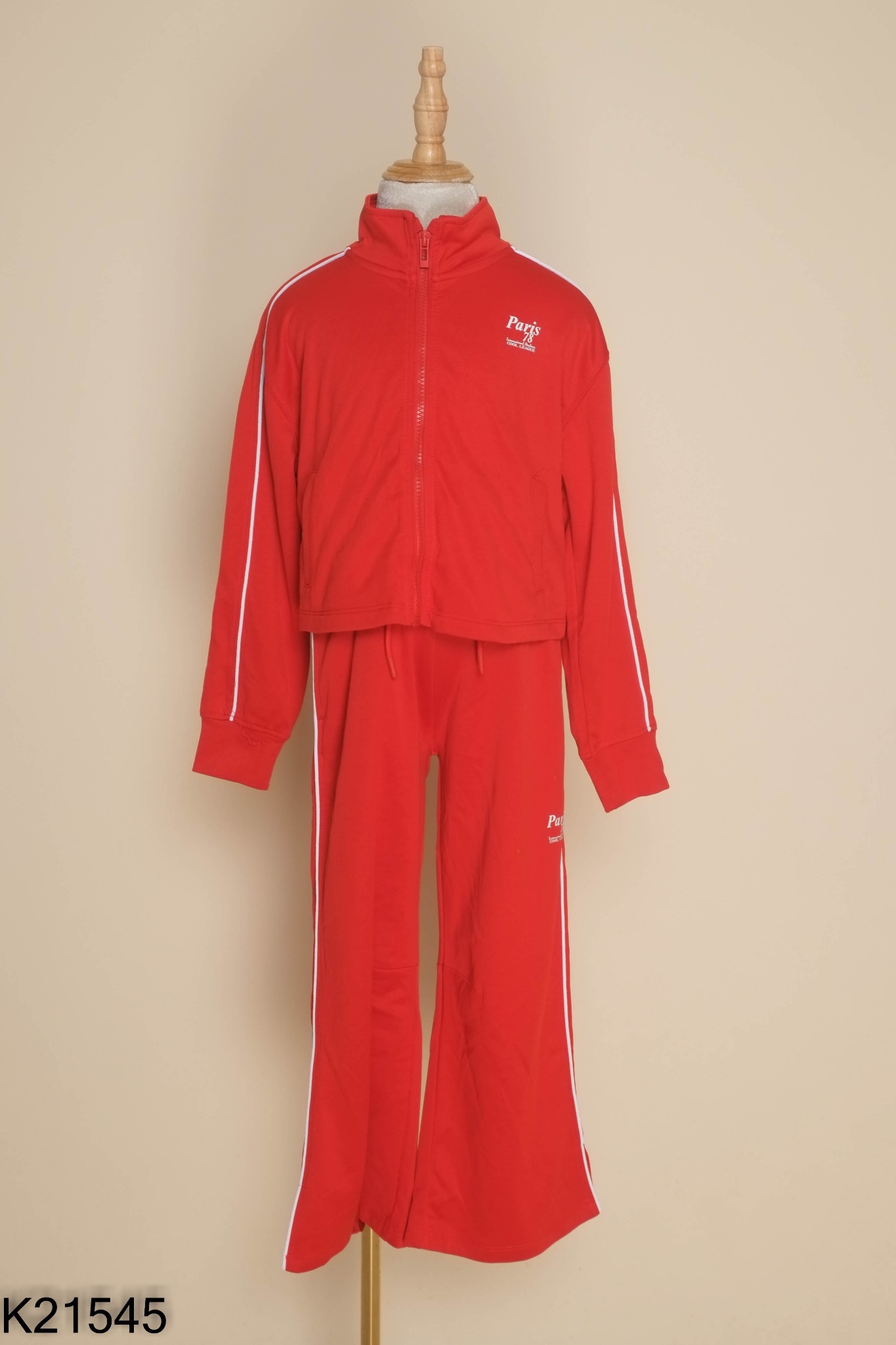 Set Áo đỏ viền trắng + quần dài KIDS