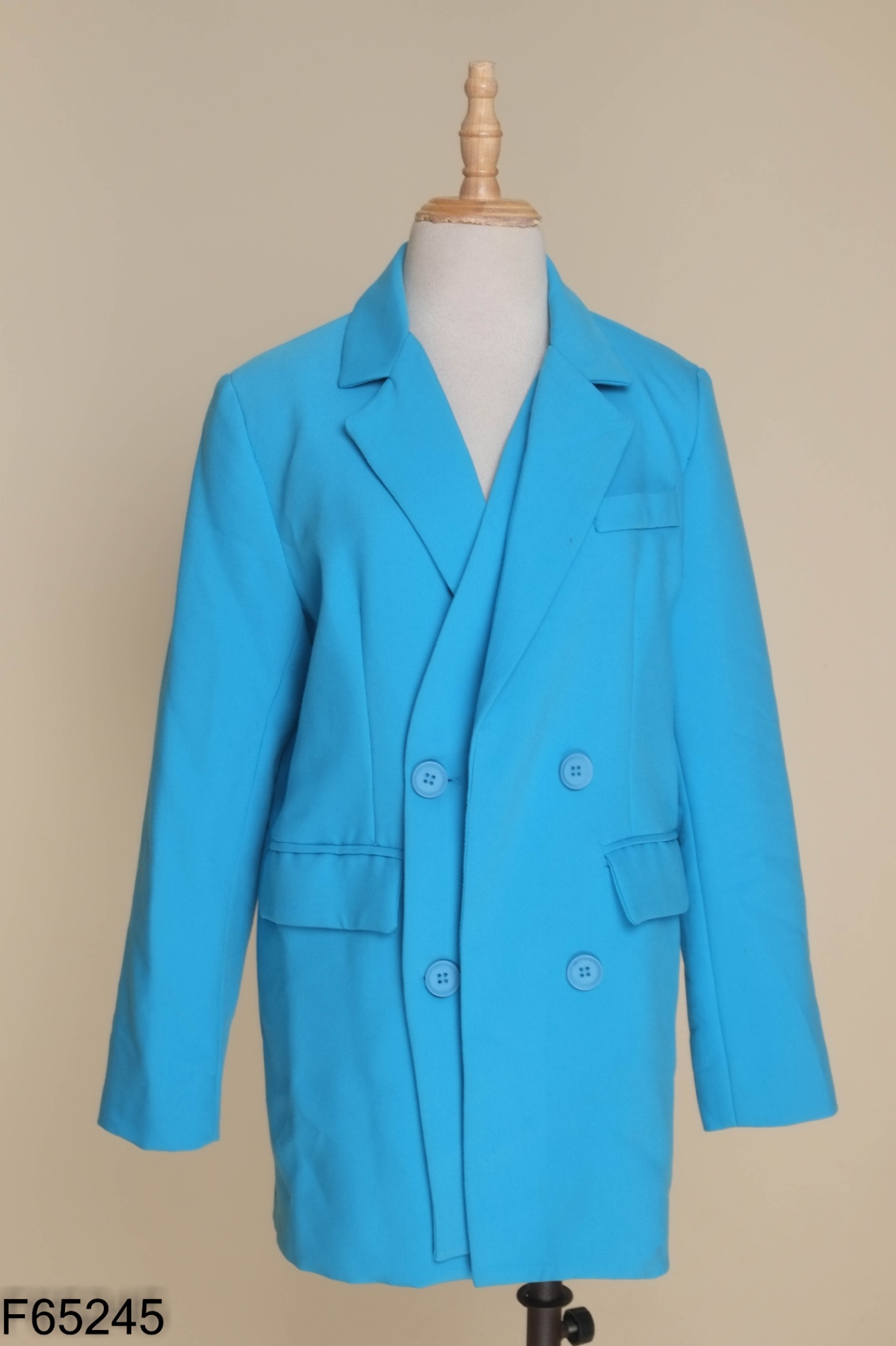 Blazer MHYG xanh trơn