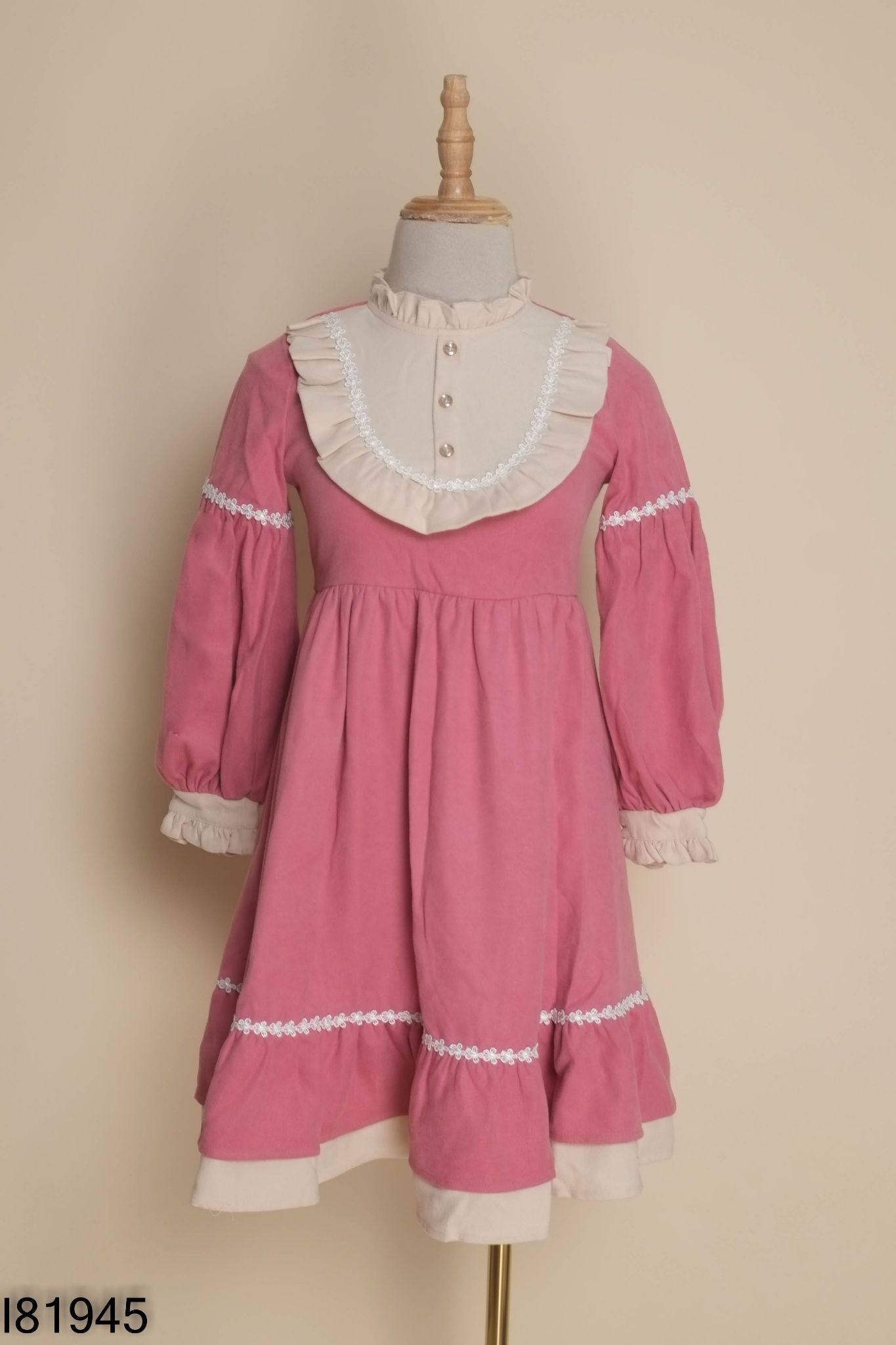 NEWTAG Váy hồng dáng tiểu thư