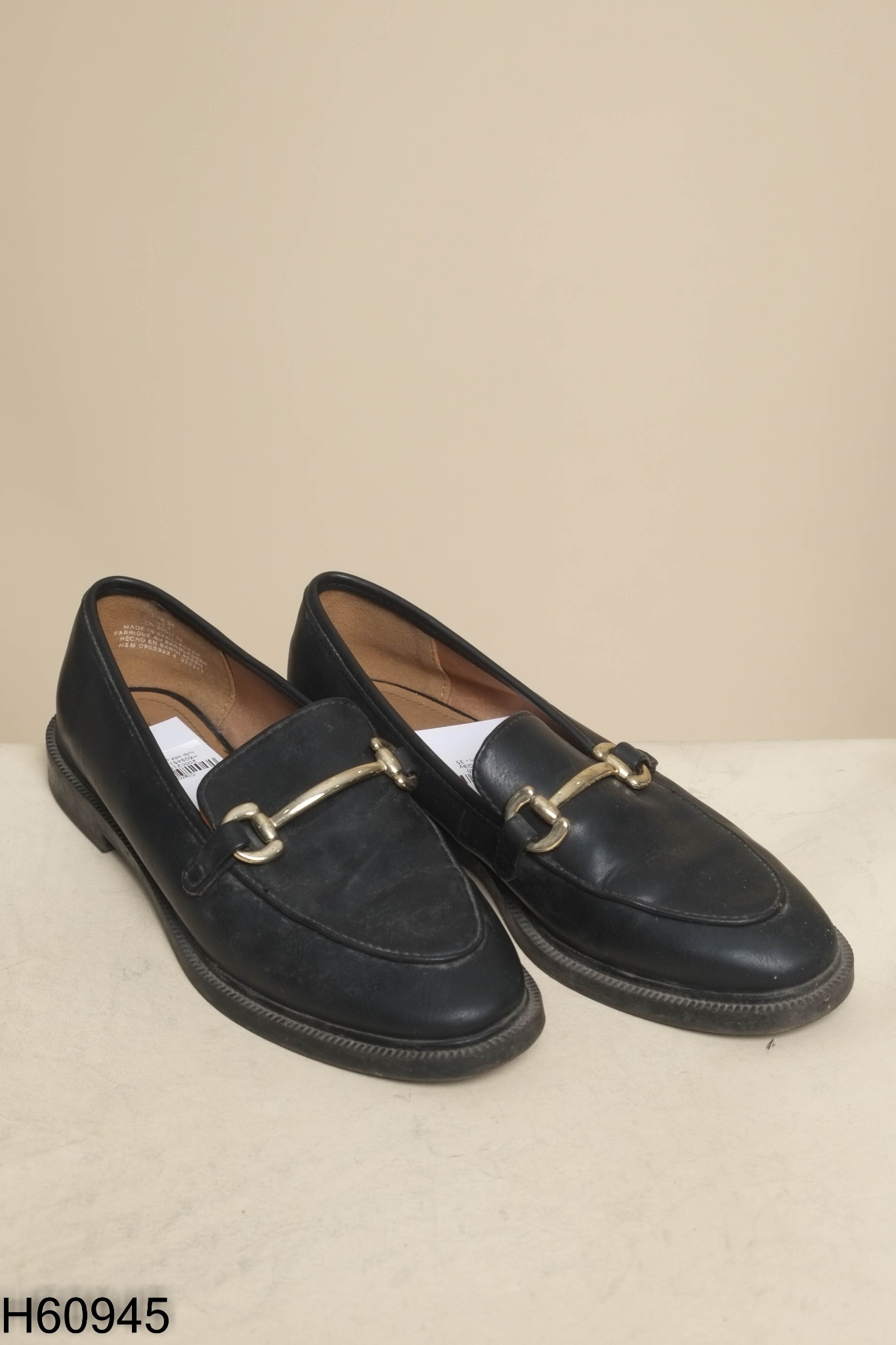 Giày lười HM da đen
