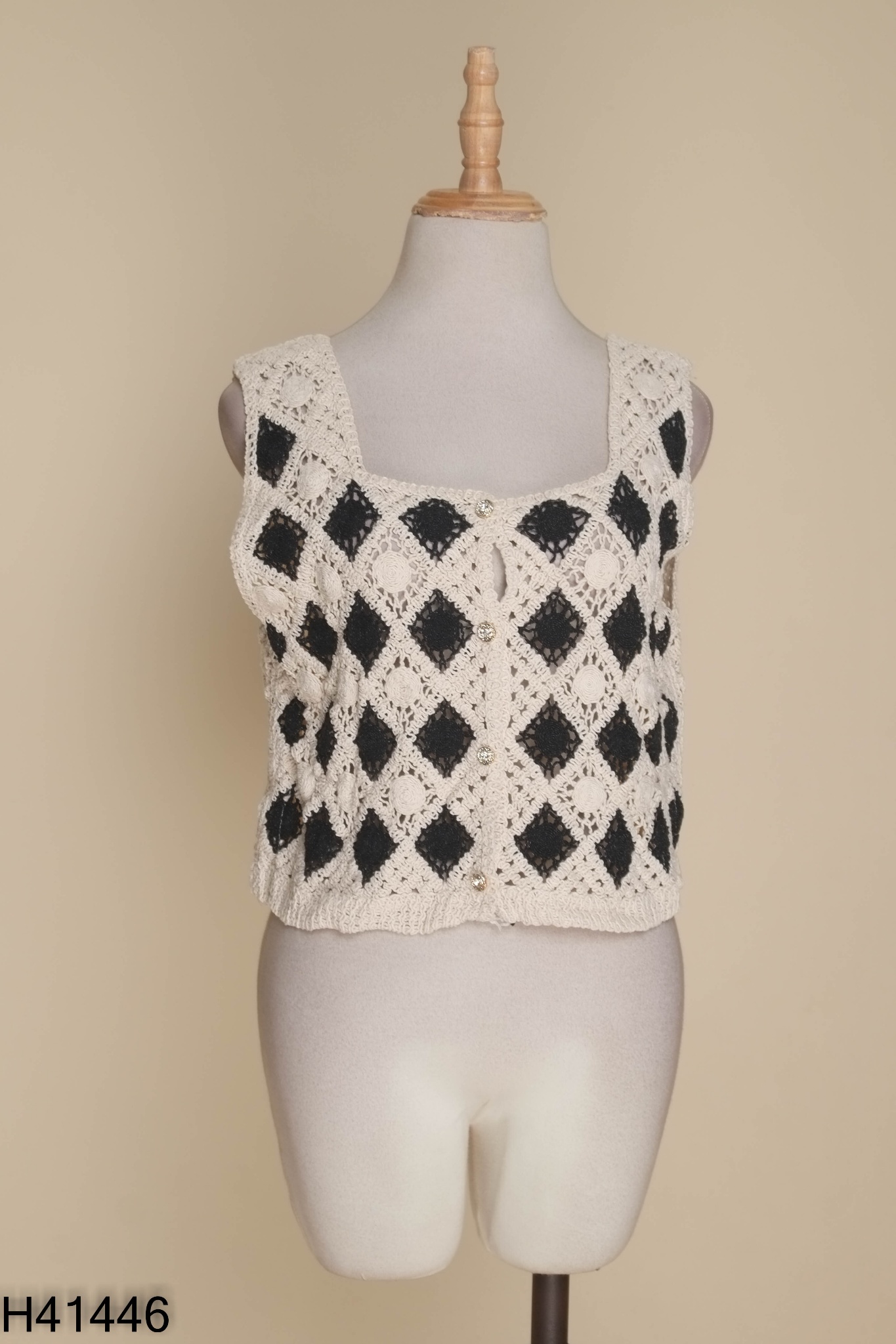 Áo len hai dây bản to