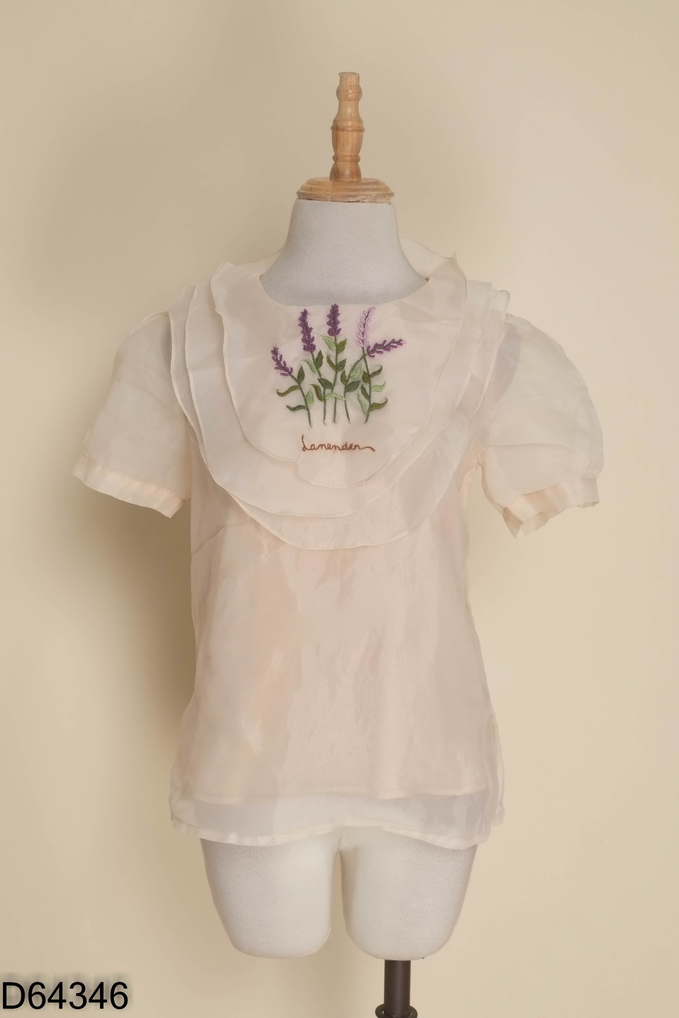 Áo voan be JBORDADA thêu hoa