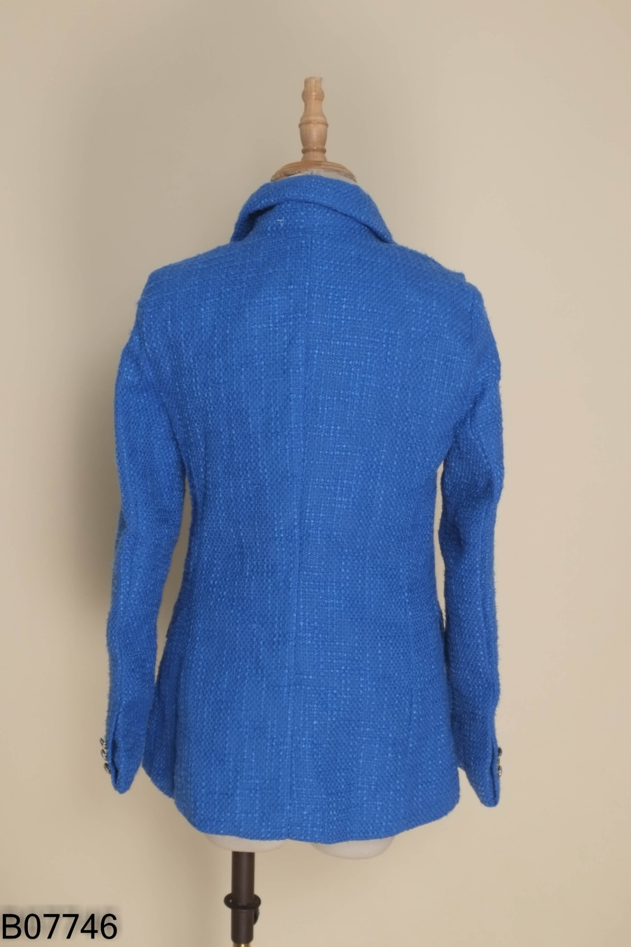 Áo blazer dạ xanh new