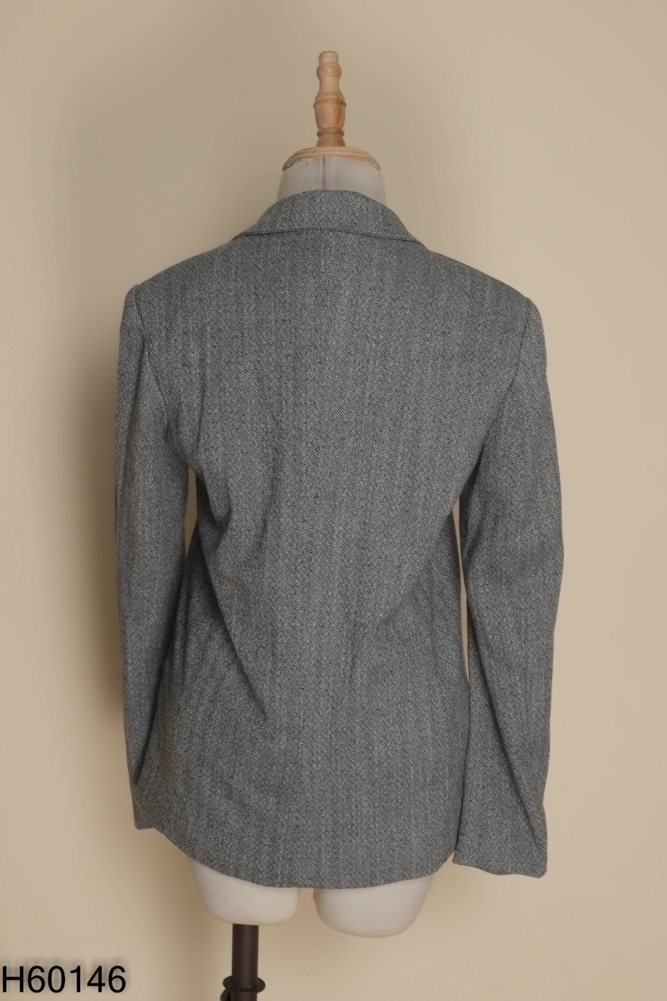 Áo blazer ZARA dạ xám be (XUẤT)
