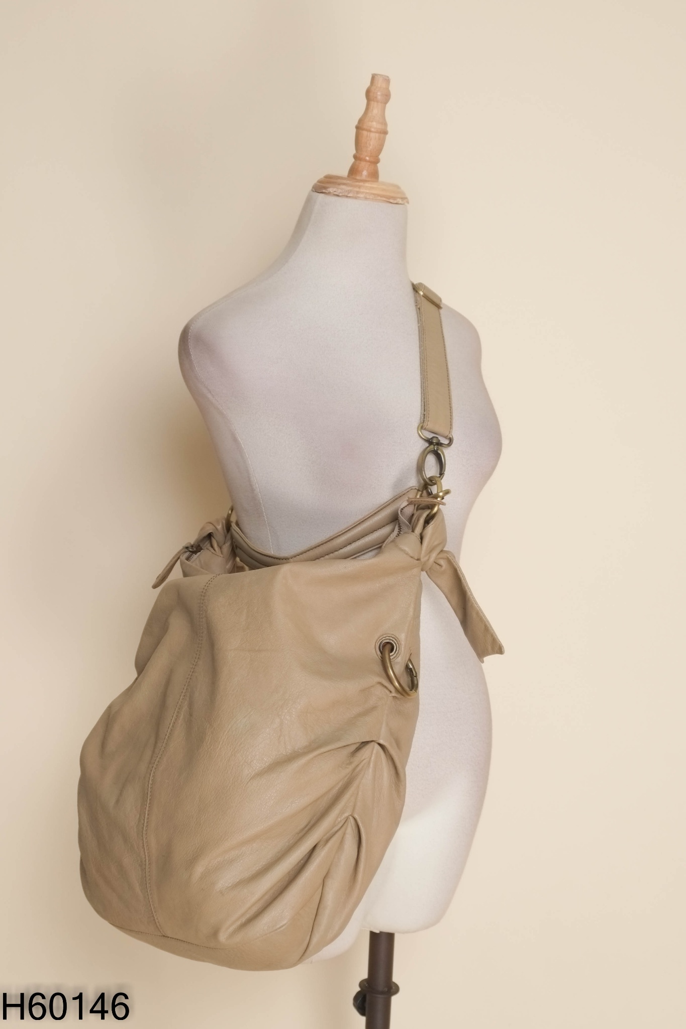 Túi be da mềm (da thật)