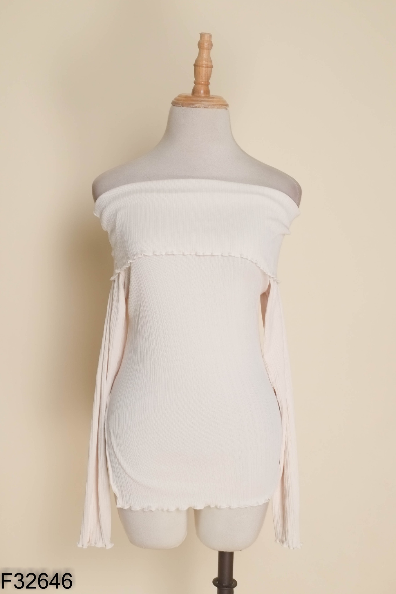 Áo be trễ vai thun tăm