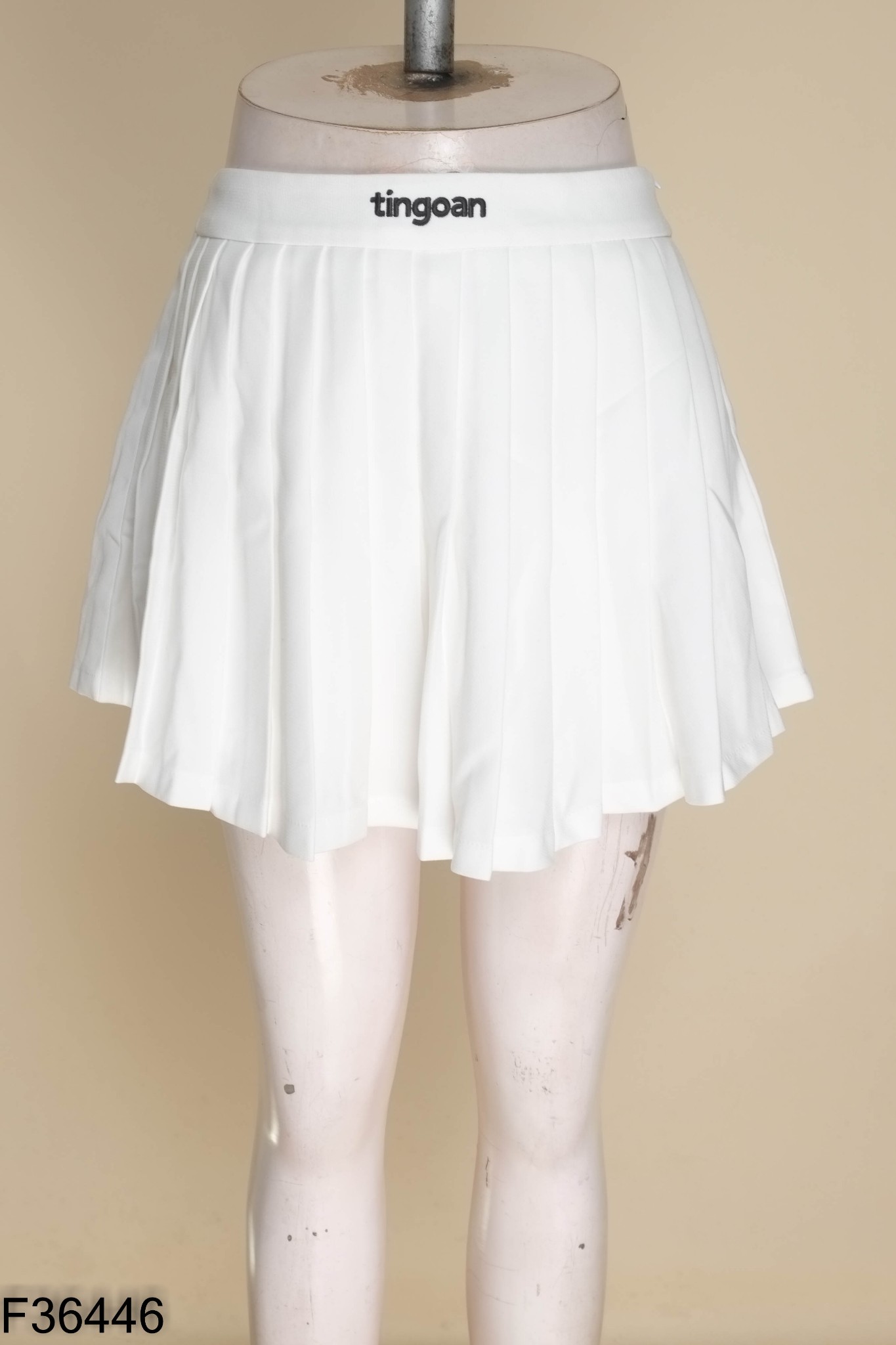 Chân váy TINGOAN trắng xếp ly