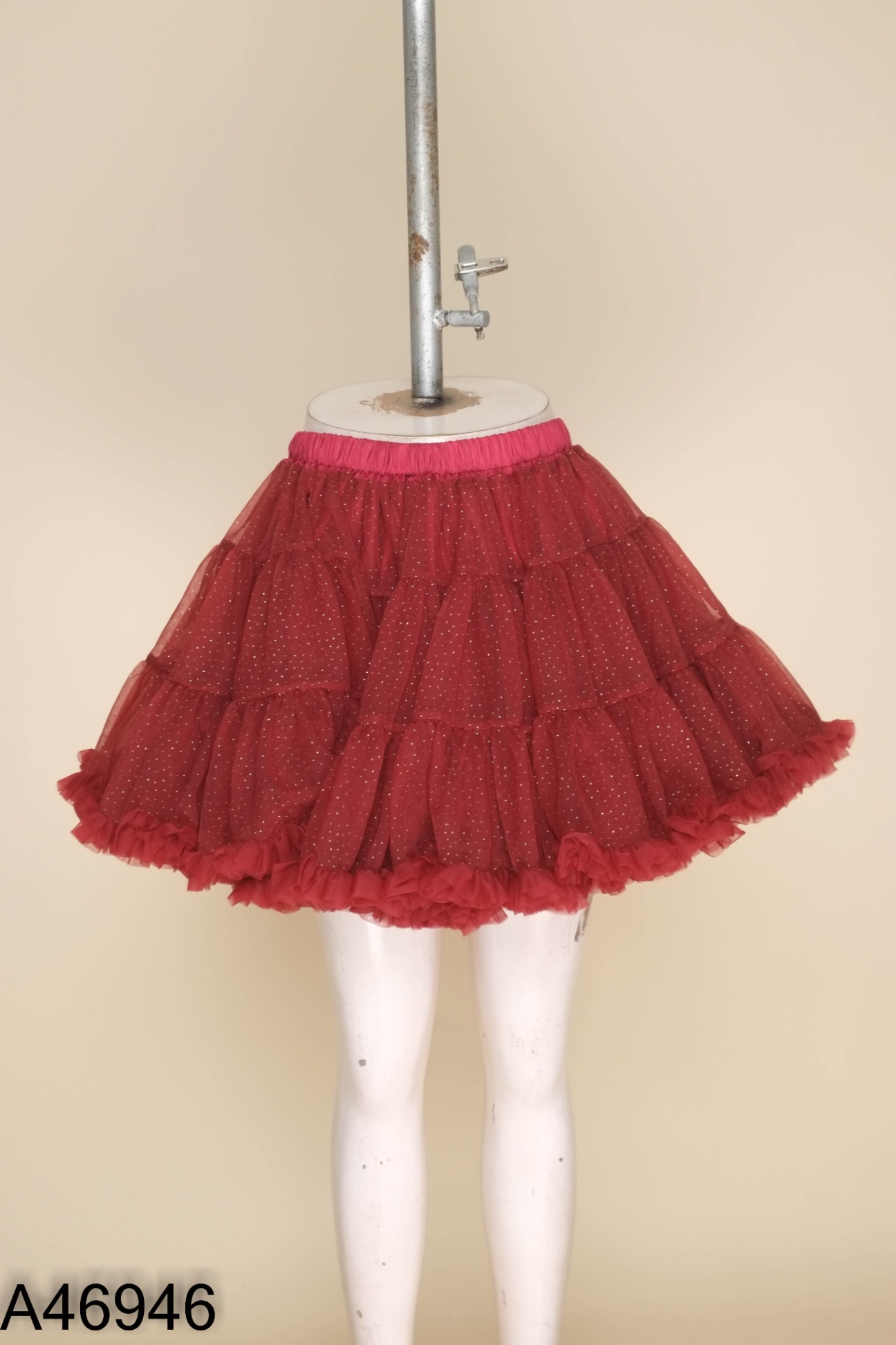 NEWTAG Chân váy đỏ xòe nhiều tầng KIDS