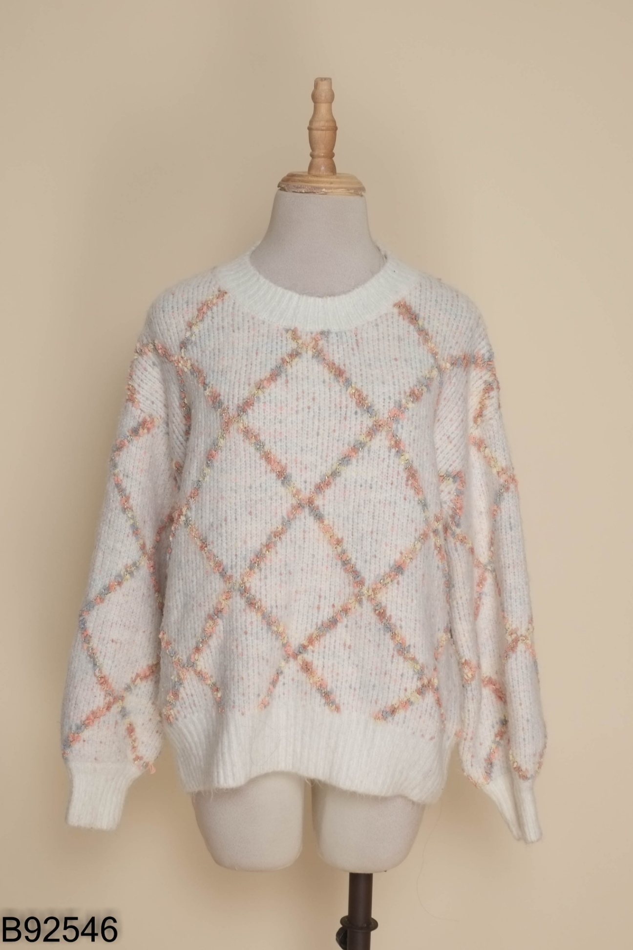 Áo len be họa tiết