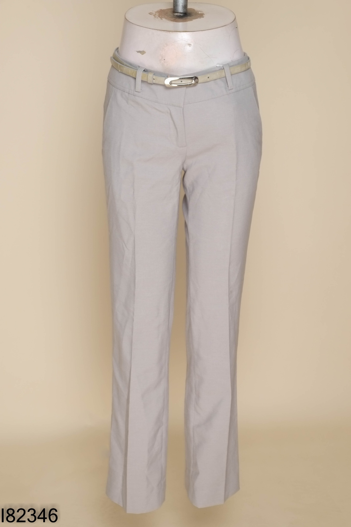 NEWTAG Quần âu G2000 xám kèm thắt lưng