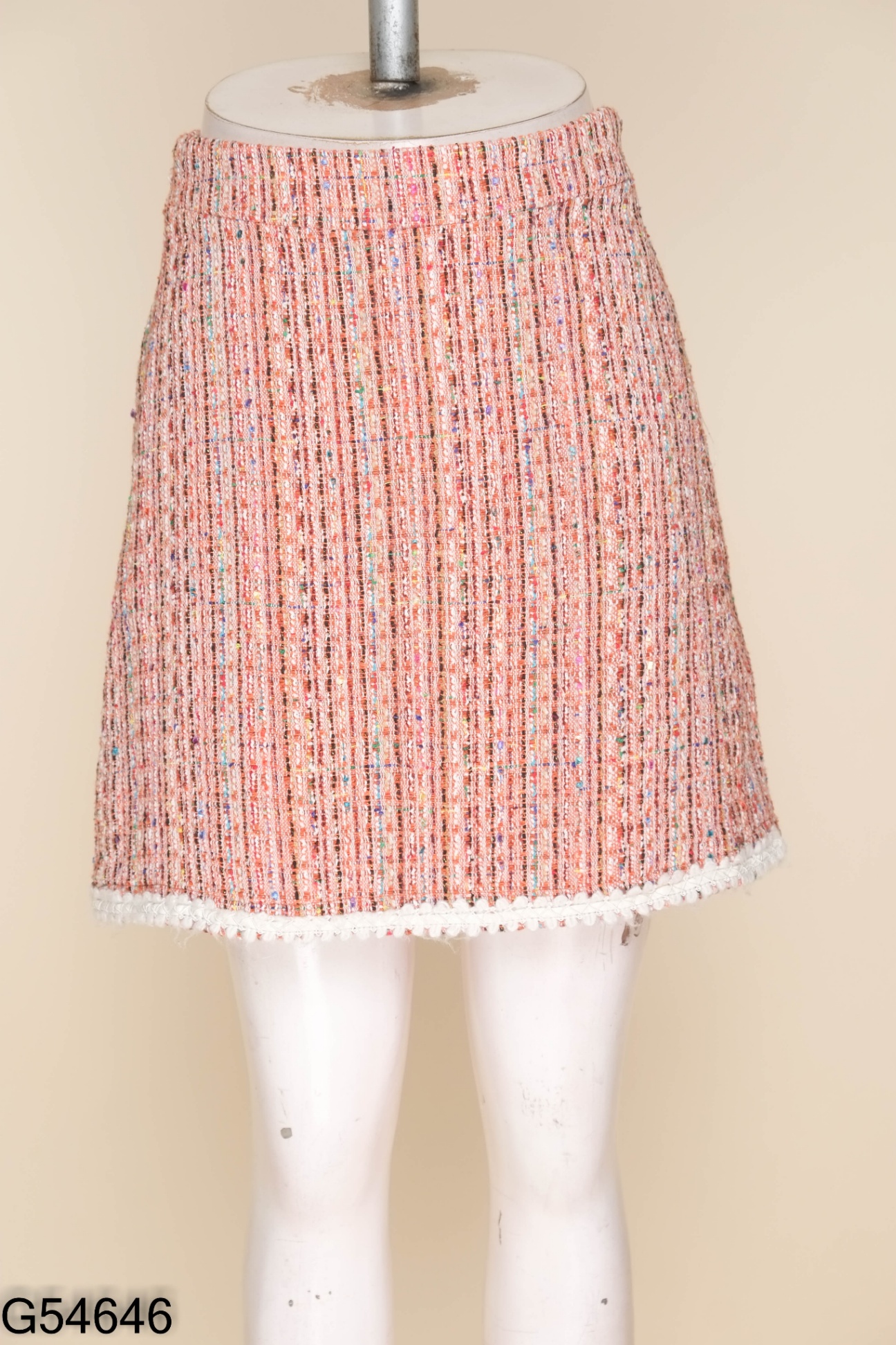 Chân váy NICOLAS BUI dạ đỏ cam