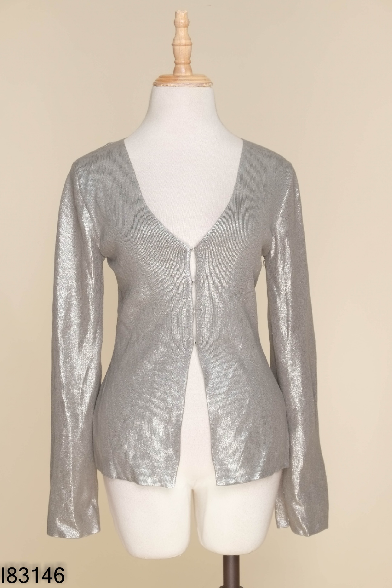 NEWTAG Áo len ZARA nhũ be