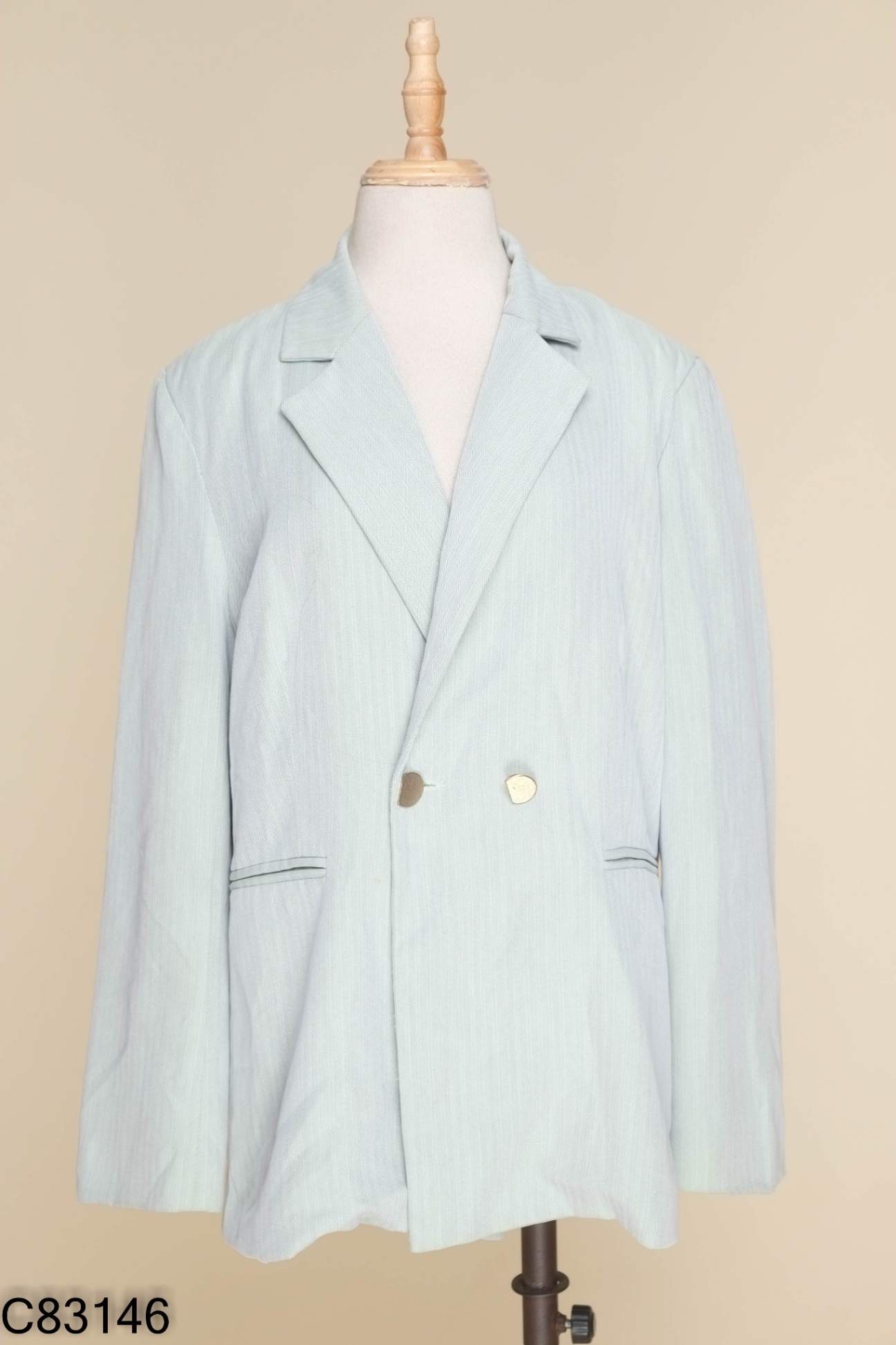 Áo blazers xanh ngọc