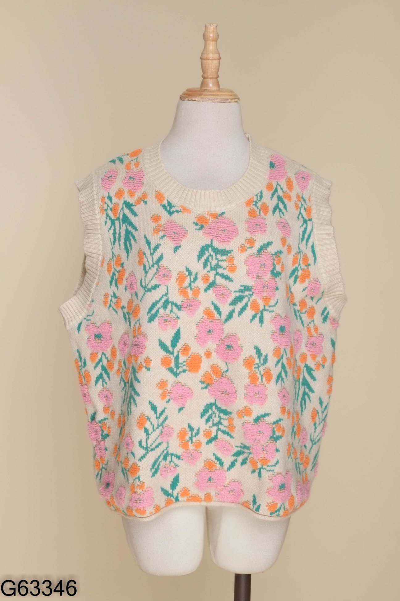 Áo len be thêu hoa