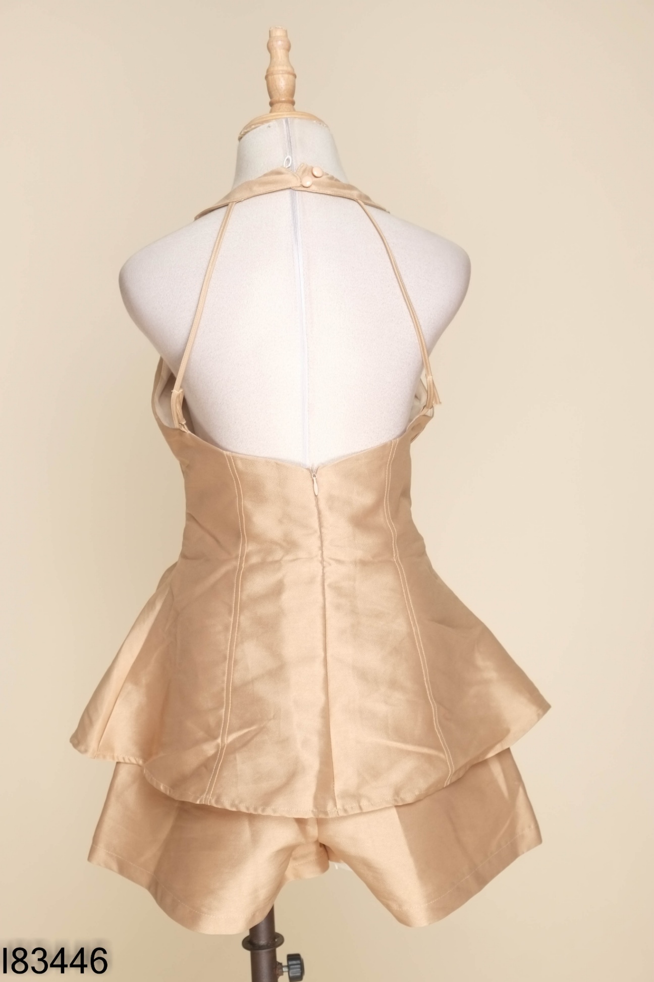 Set Áo taffta be phối nơ + quần shorts