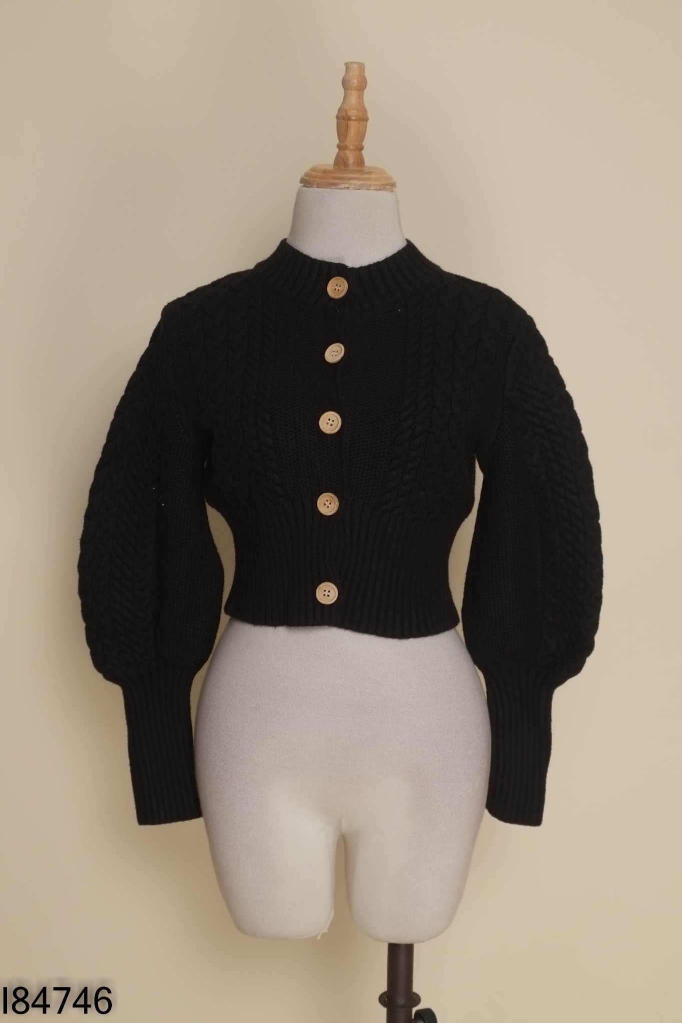 Áo len cardigan CHERY AKA đen