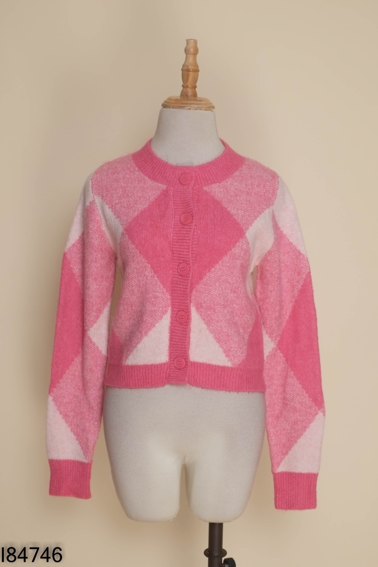 Áo len cardigan ZARA hồng sen