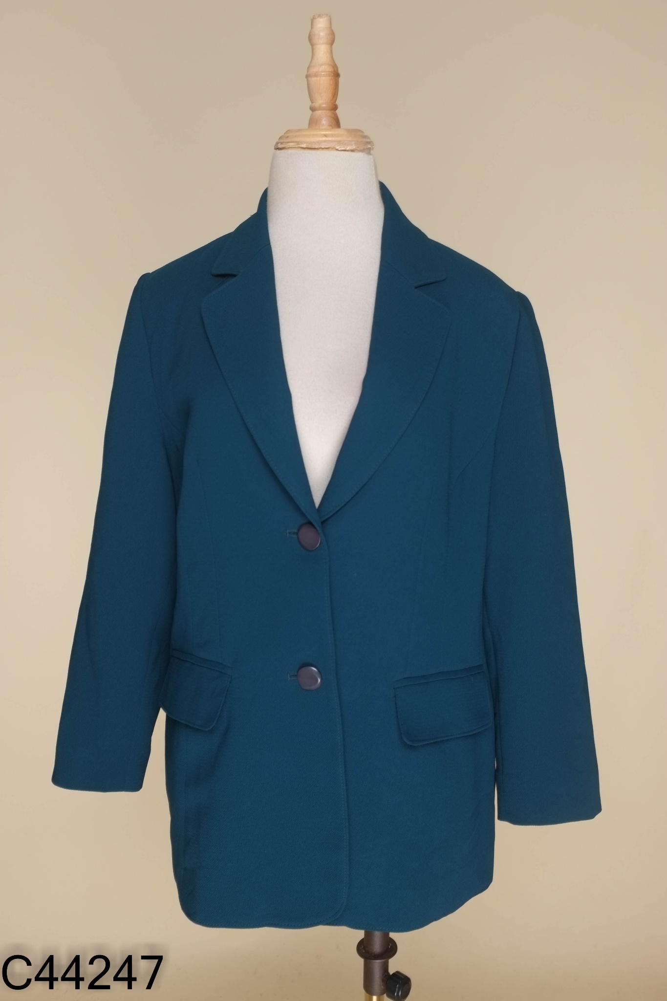 Áo blazer xanh 2 cúc