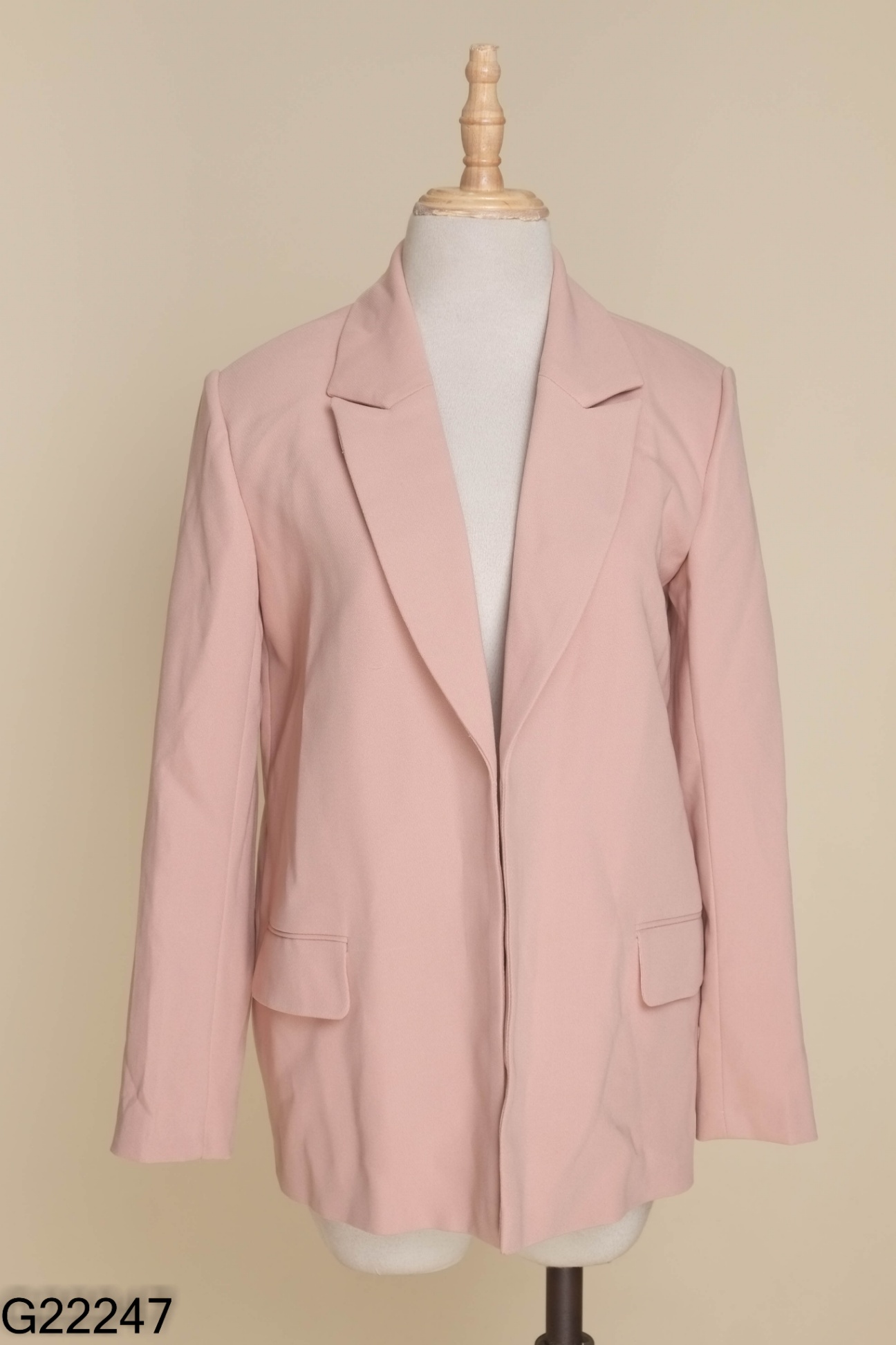 Áo khoác vest hồng