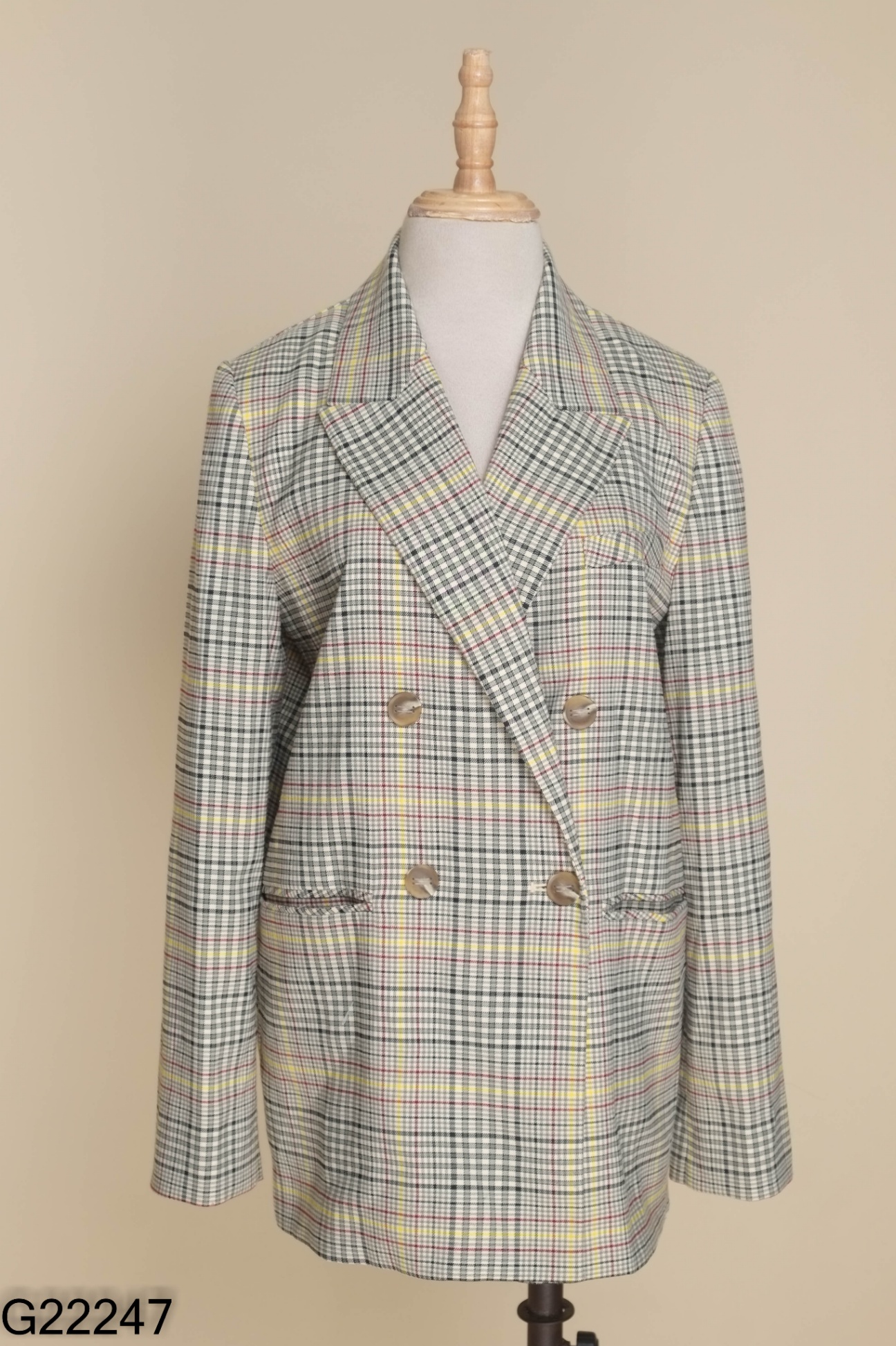 Áo khoác blazers kẻ caro