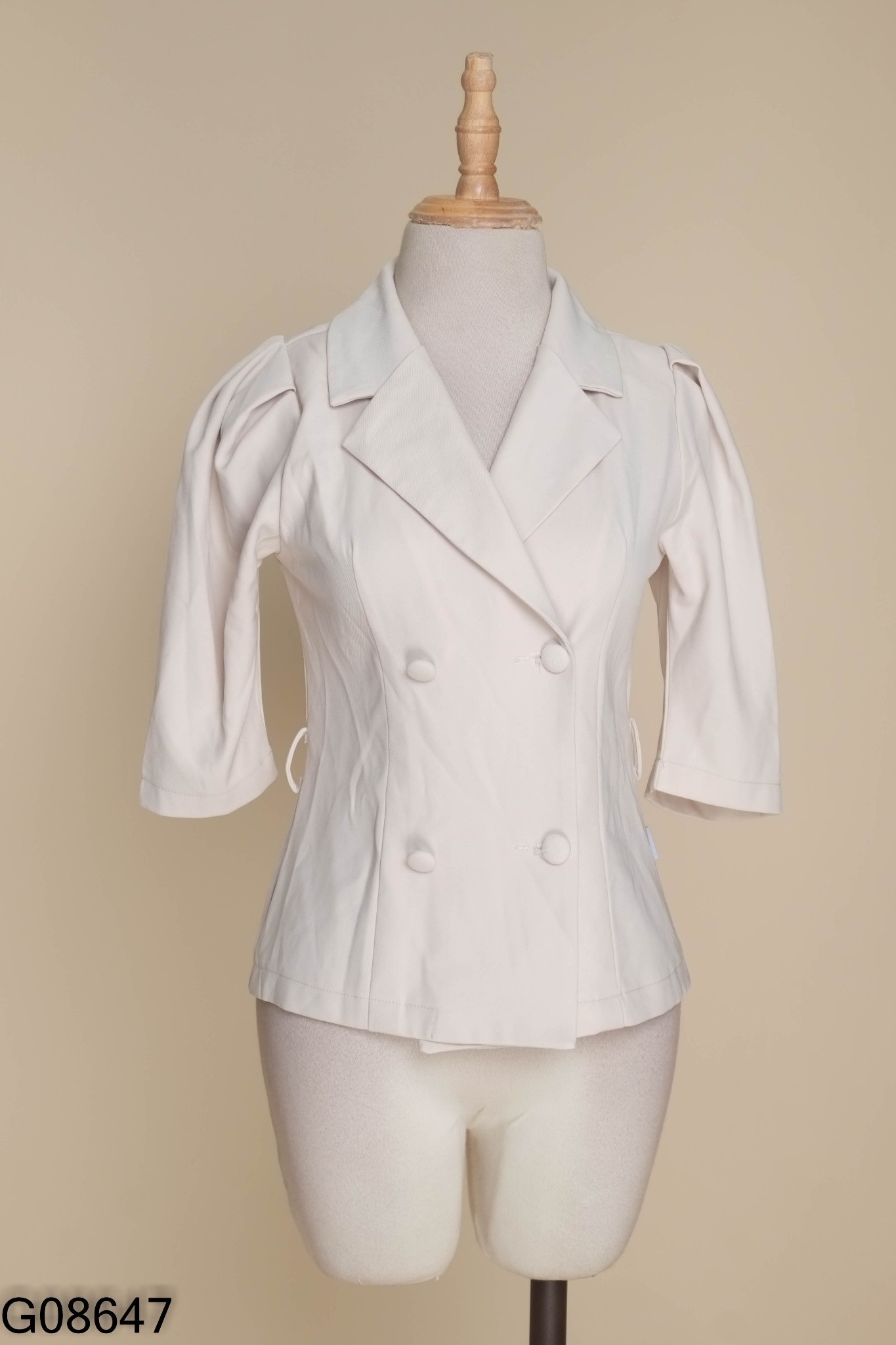 Áo CHIFFON be cổ vest