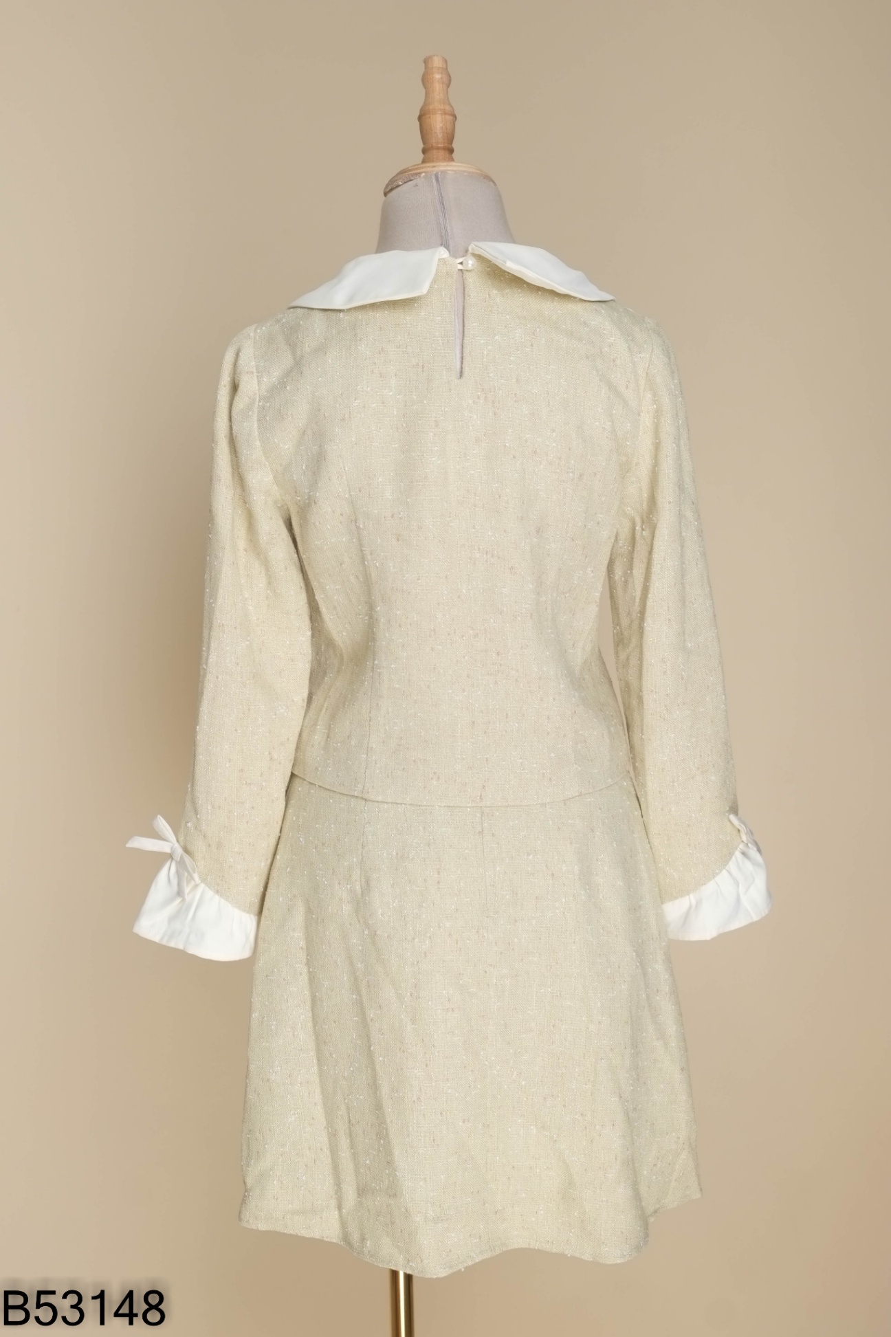 NEWTAG Set LACSTYLE xanh phối be