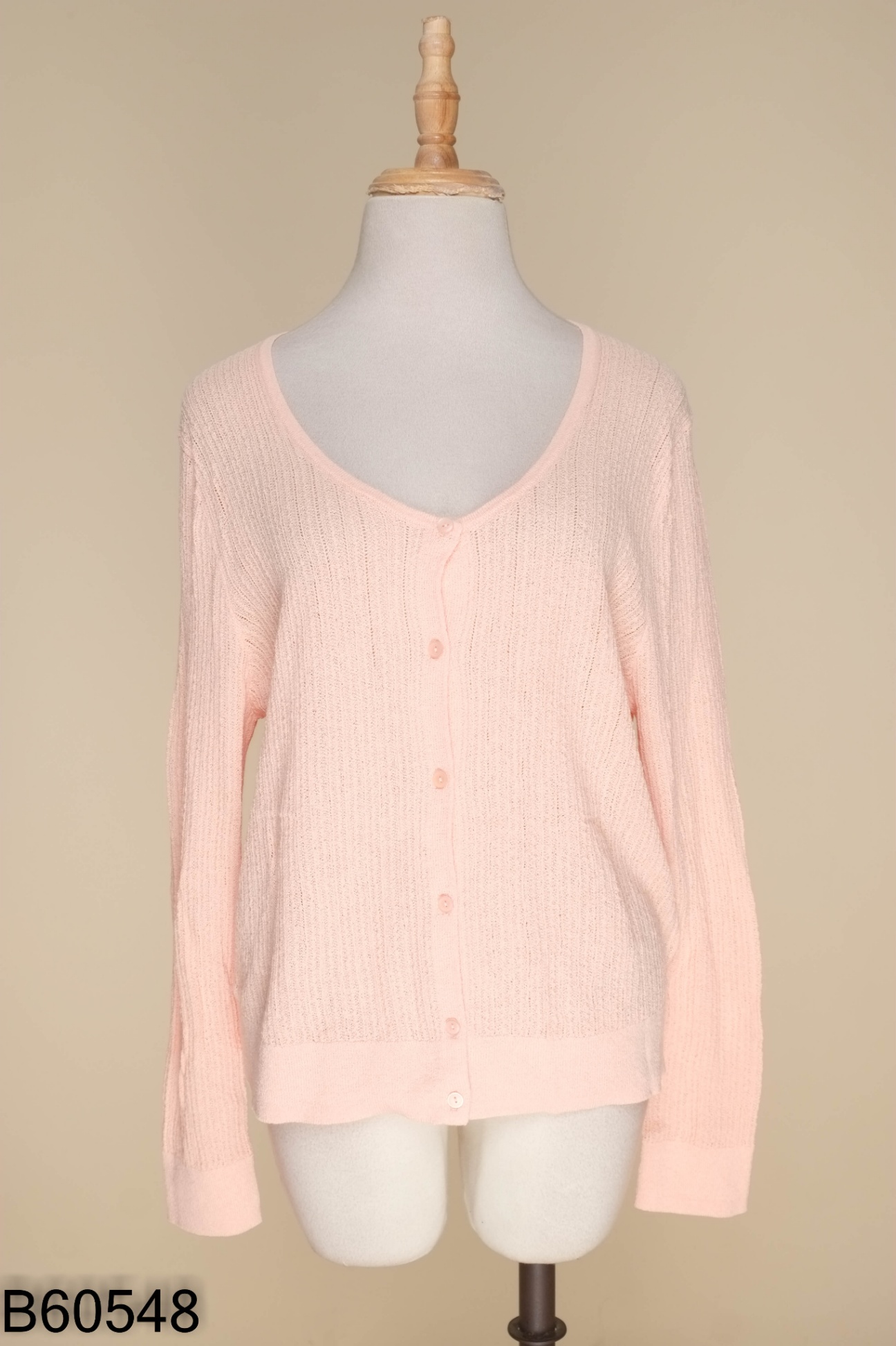 Áo UNIQLO len hồng cam