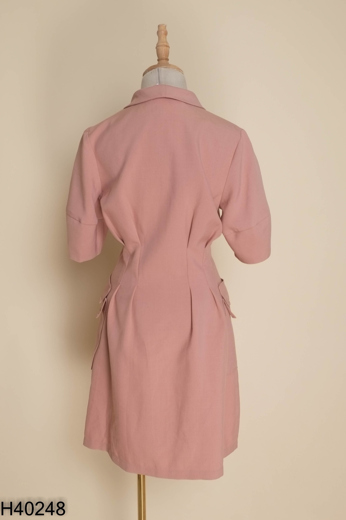 Váy C'CHAT CLOTHES hồng 2 túi