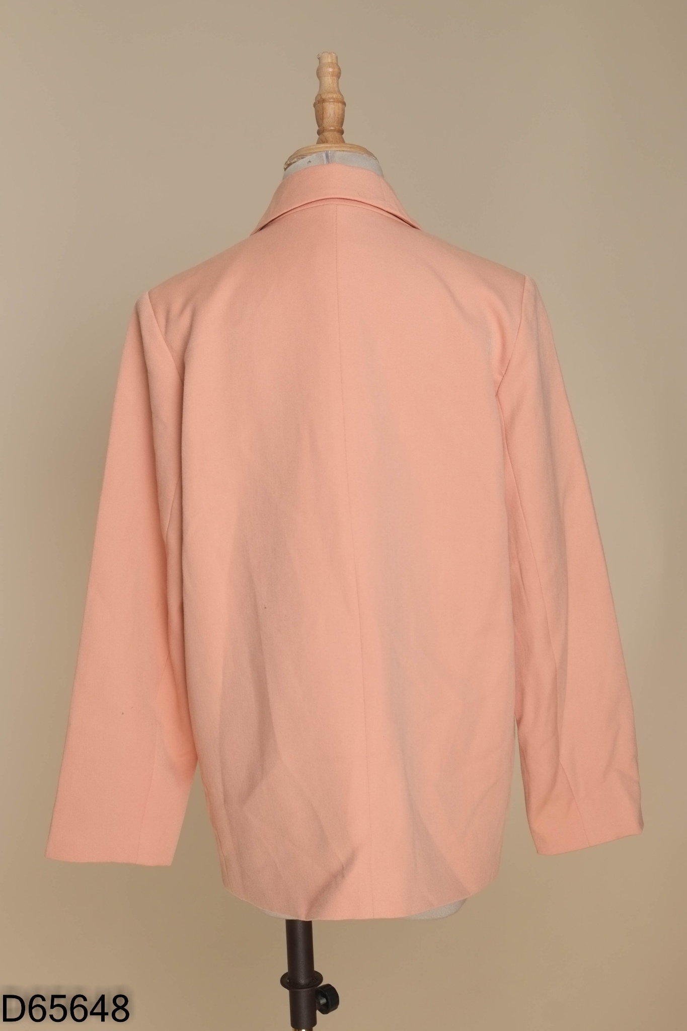 Áo blazer hồng cam trơn