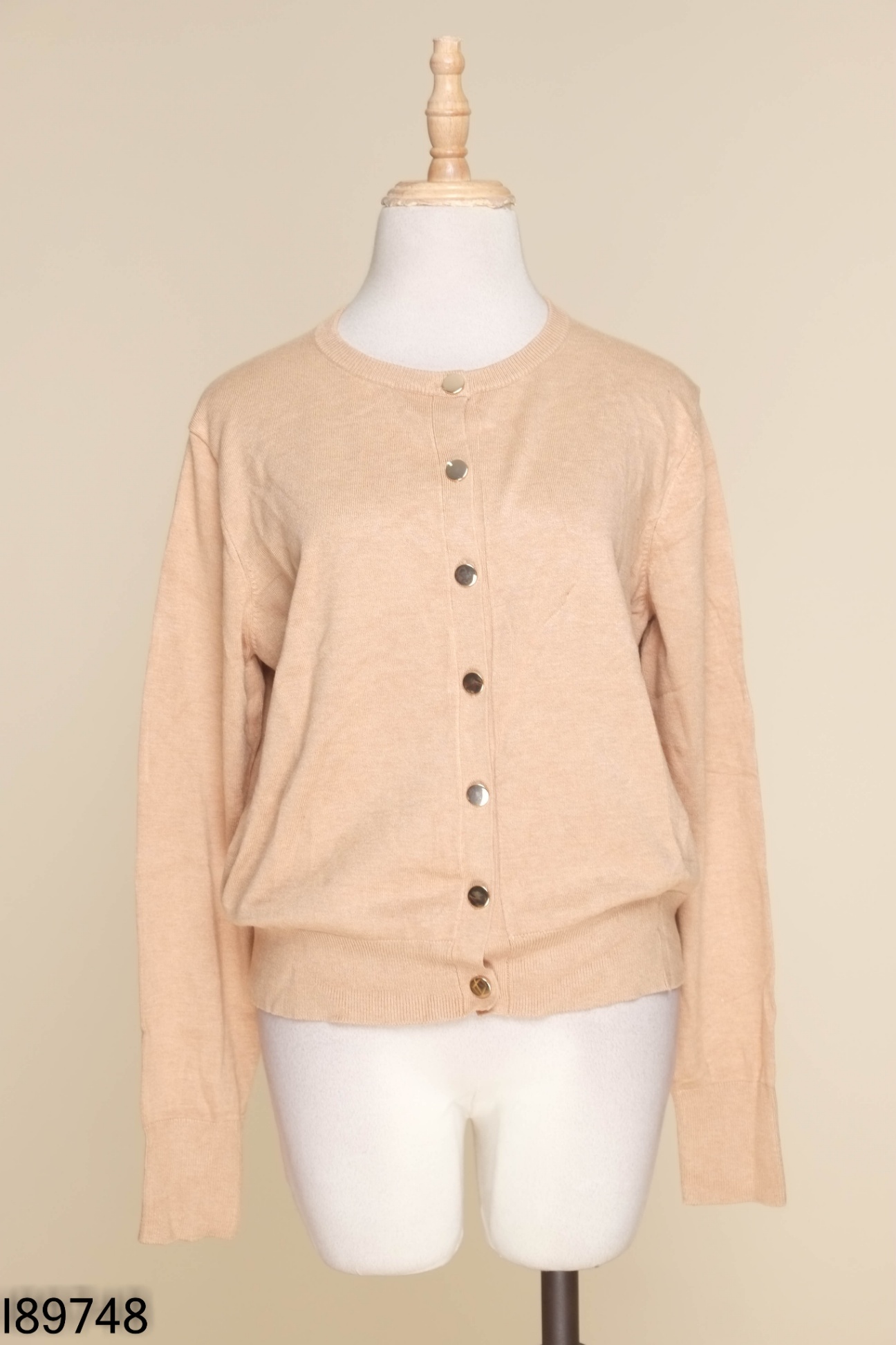 Cardigan nâu mỏng WAREHOUSE