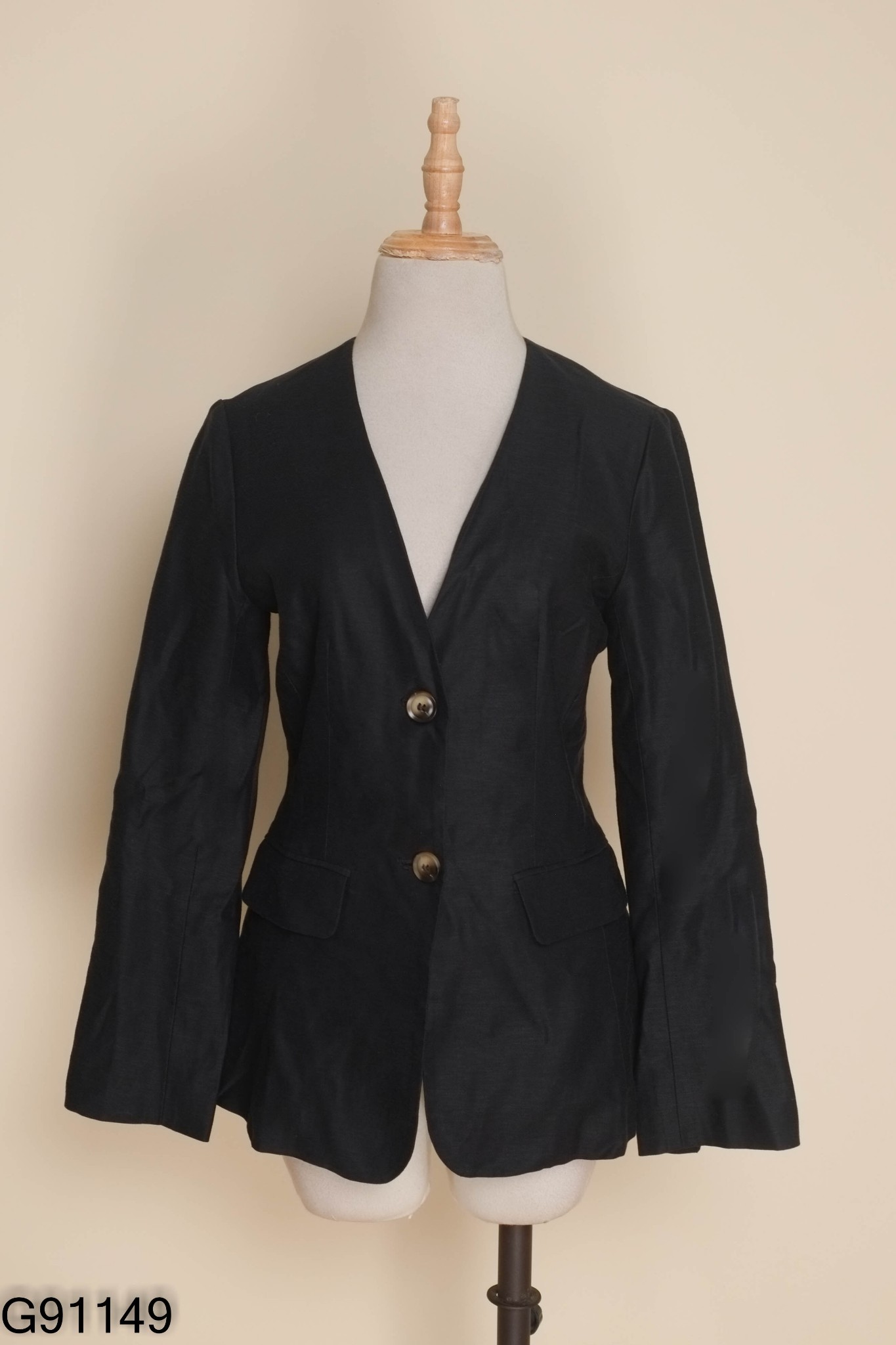 Áo vest PKH.HK xanh đen không cổ