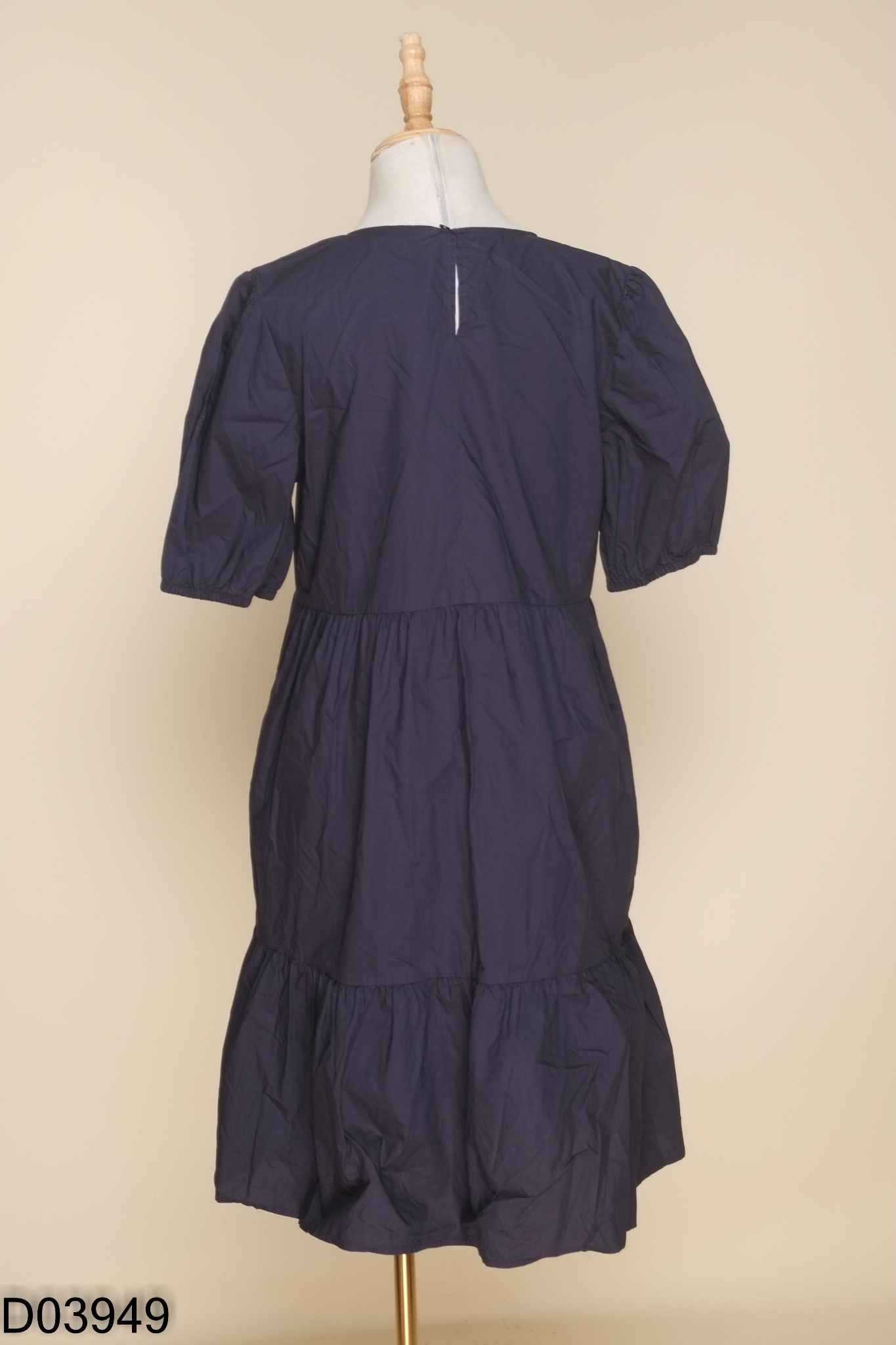 Váy CANIFA babydoll xanh than