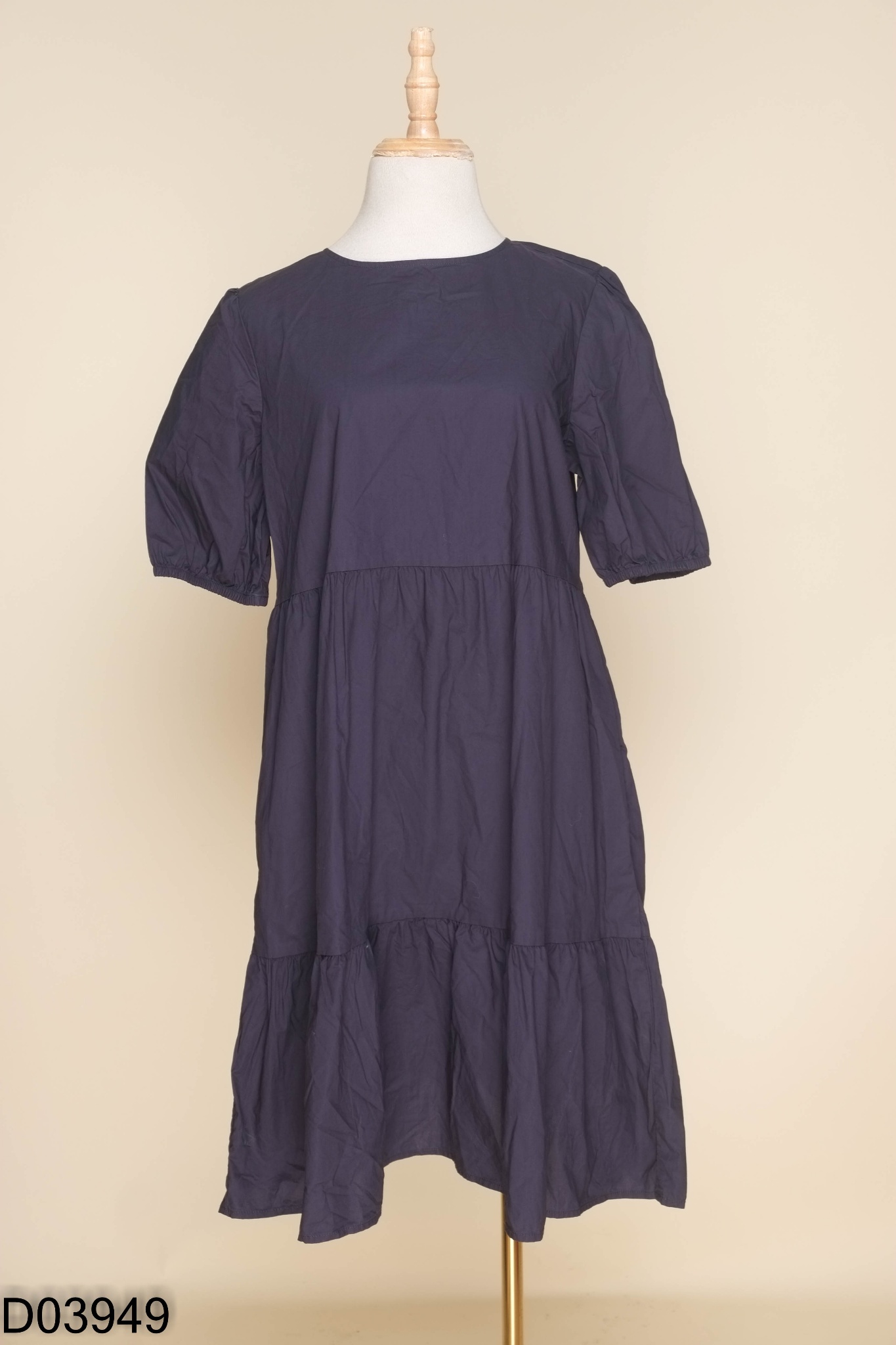 Váy CANIFA babydoll xanh than