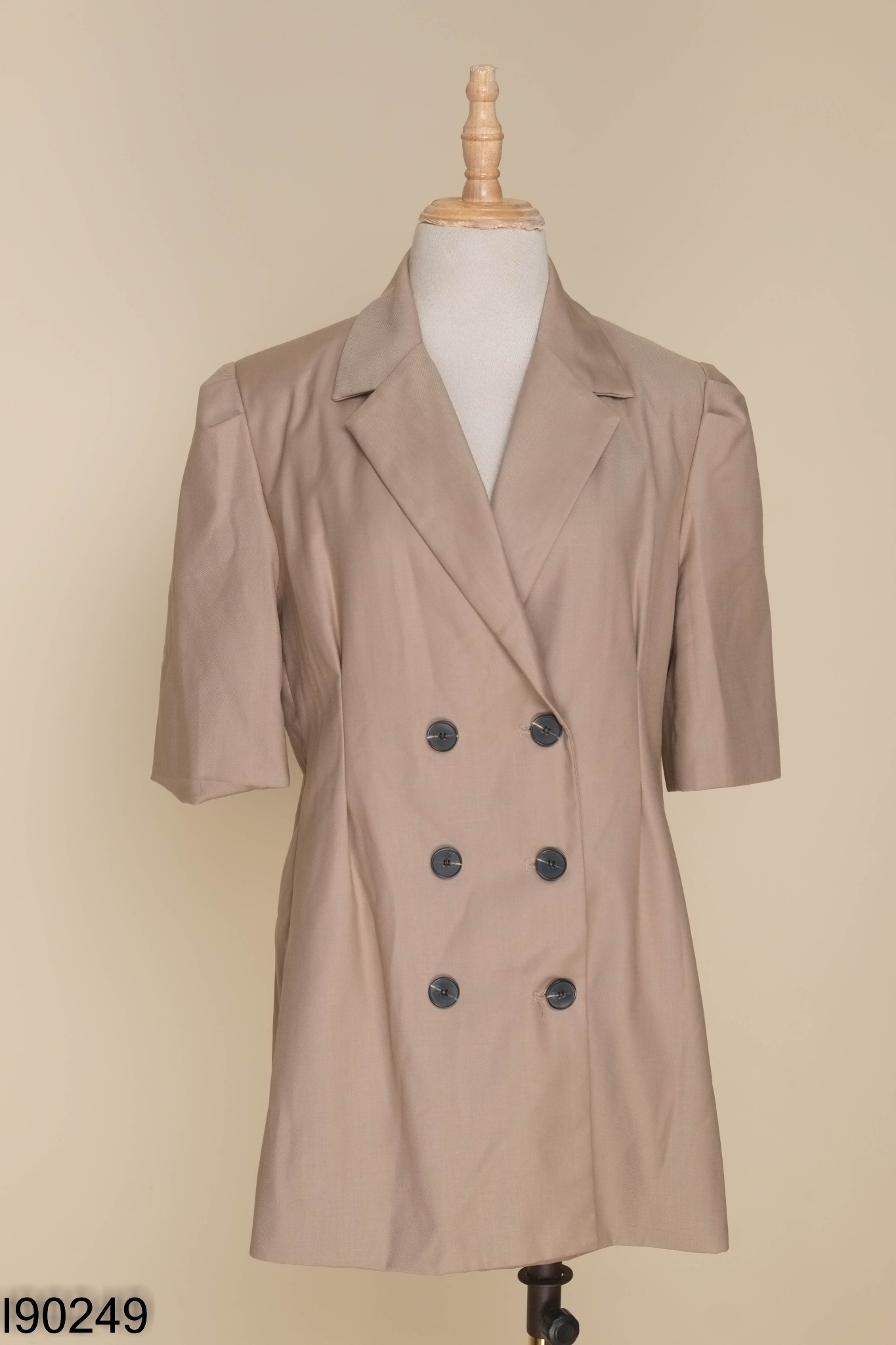 Áo váy blazer be ngắn tay
