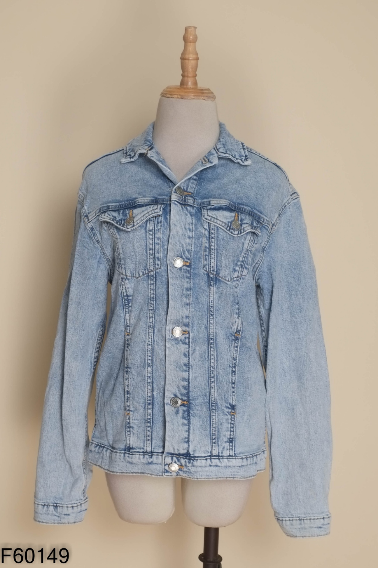 Áo khoac jeans xanh
