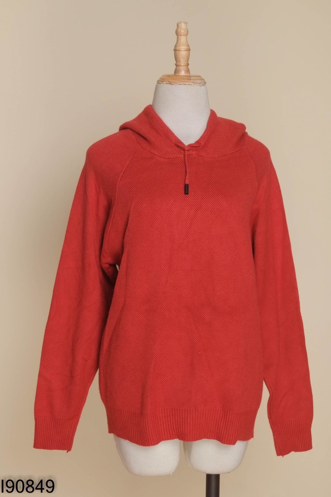 Áo hoodie đỏ len