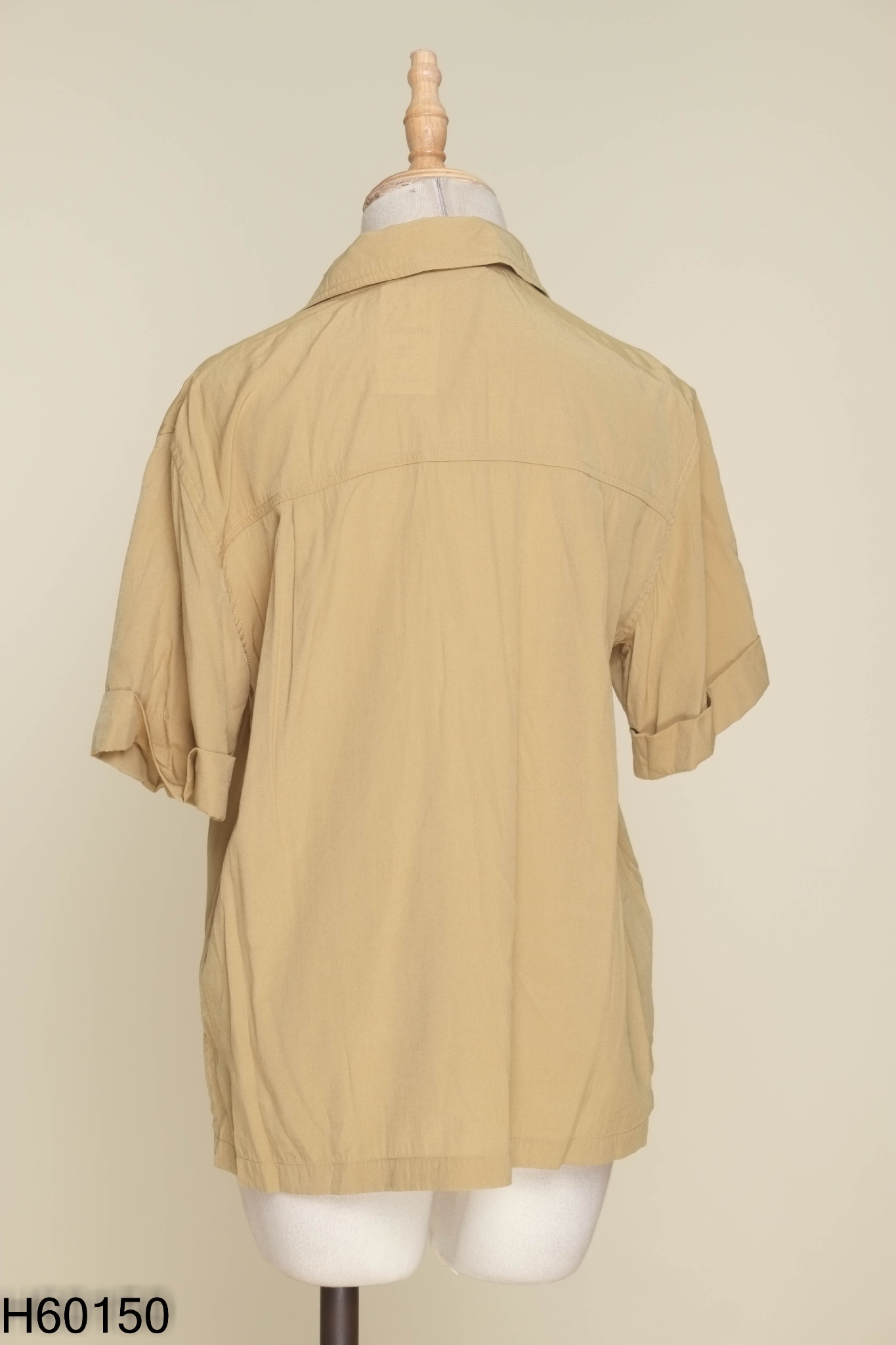 Áo sơ mi MIXXO nâu rêu