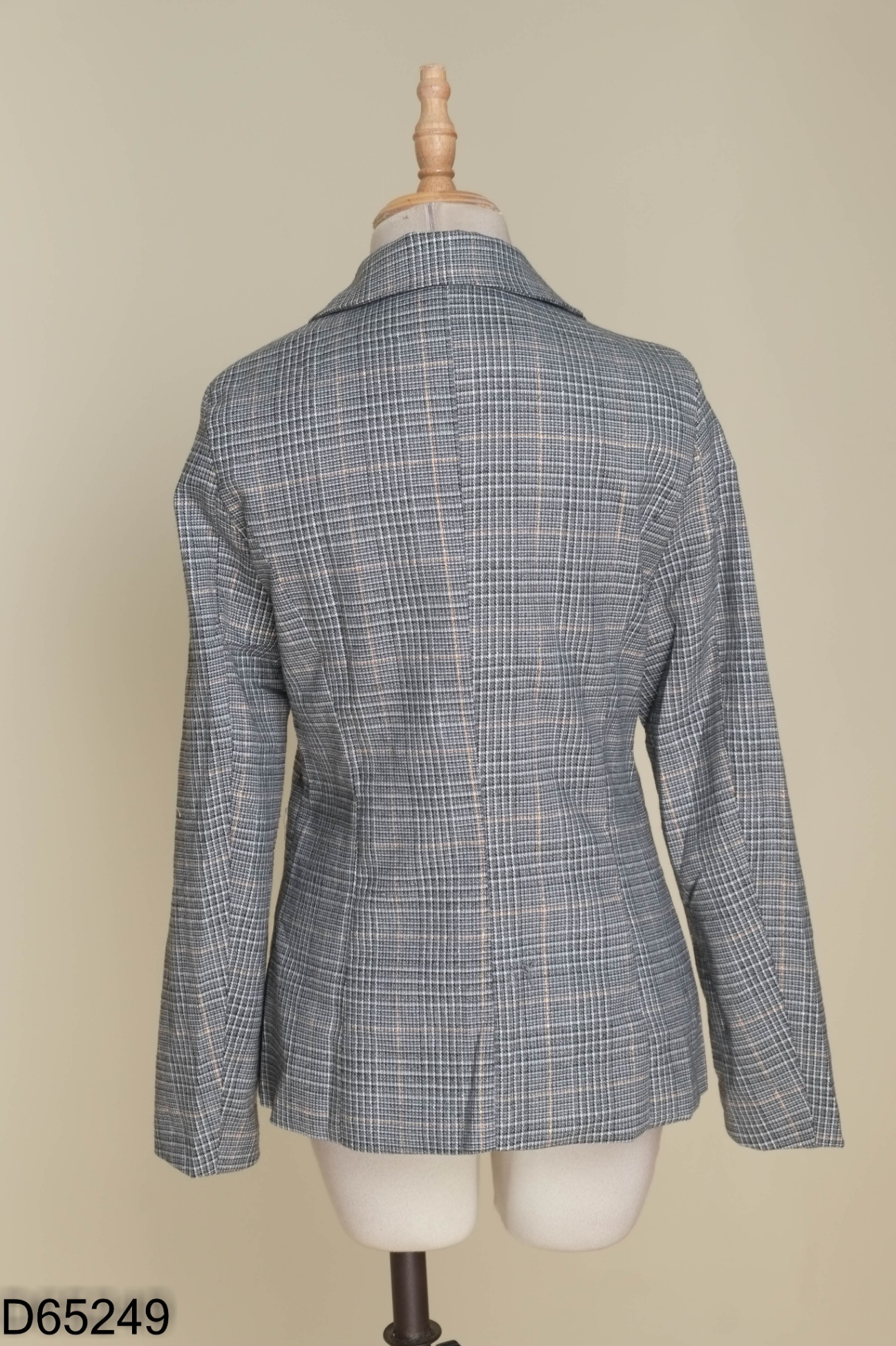 Blazer xám kẻ