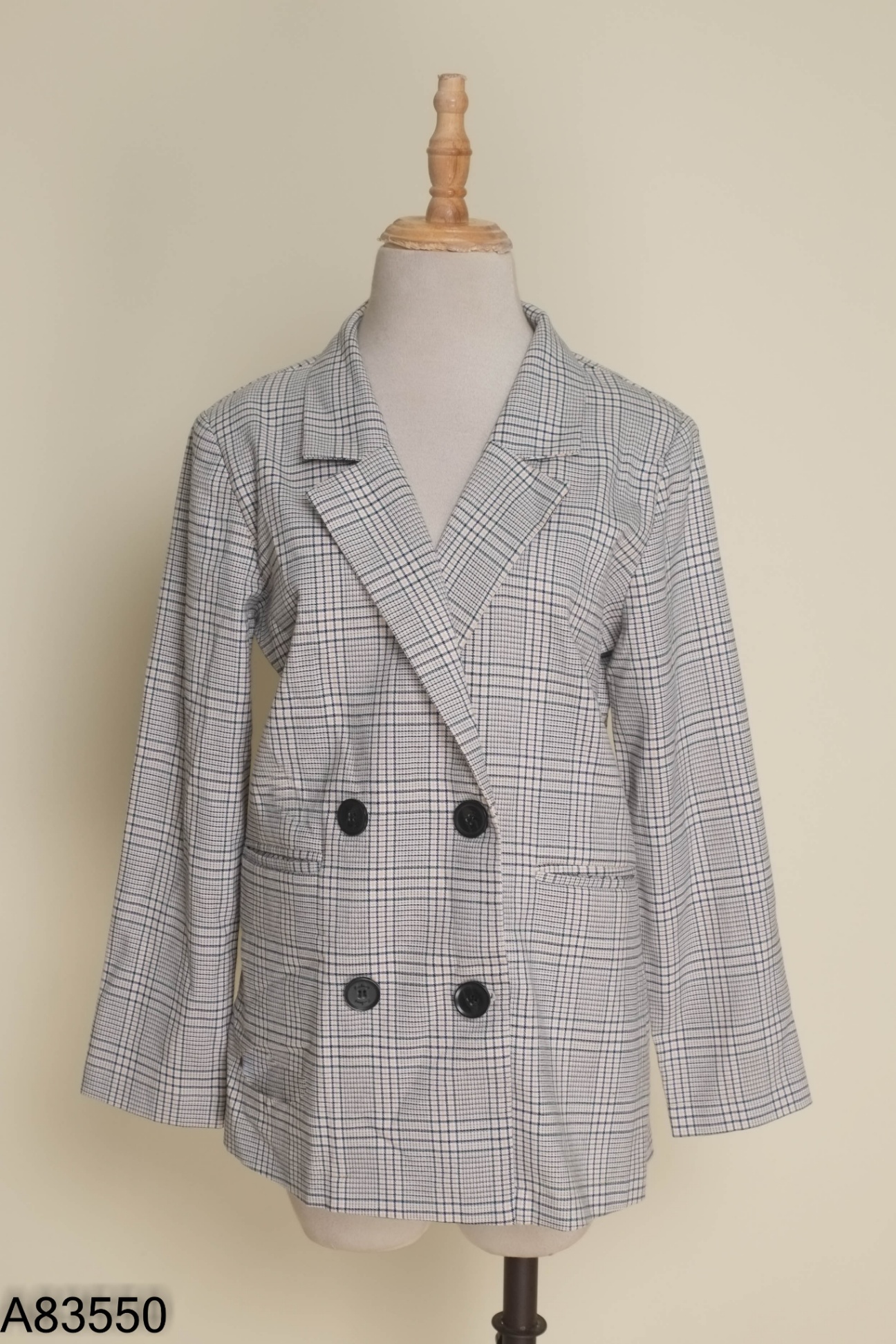 Áo blazer LILY'S DRESS be kẻ (1 lớp)