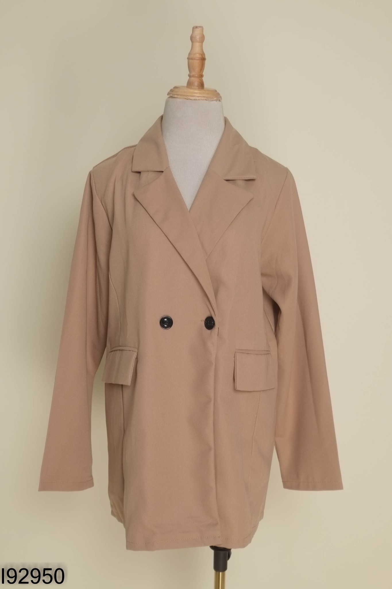Áo blazer mỏng 2 cúc đen (1 lớp)