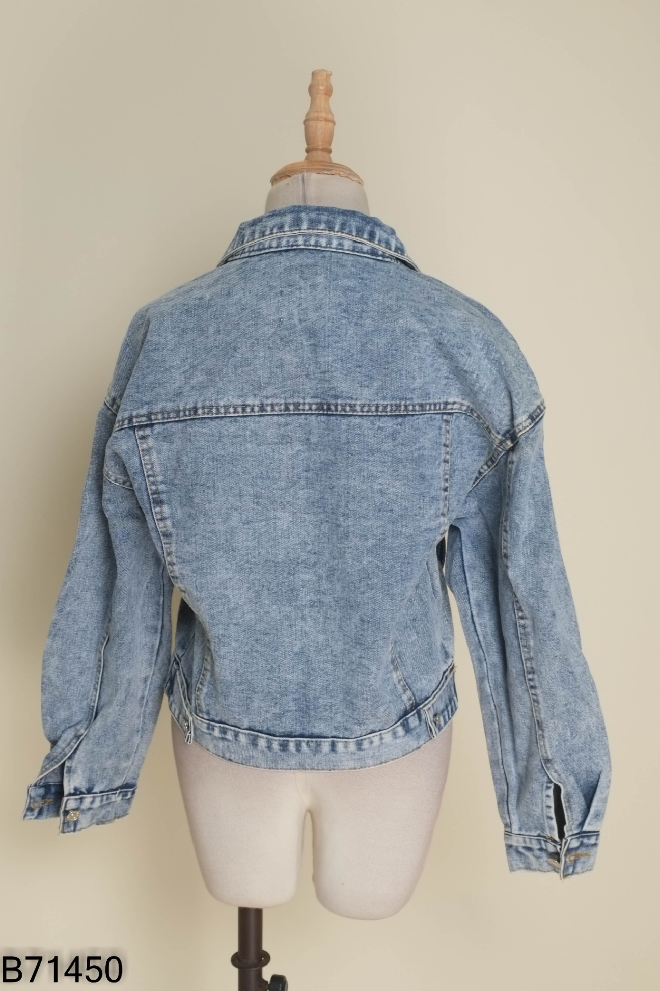 Áo khoác jeans xanh