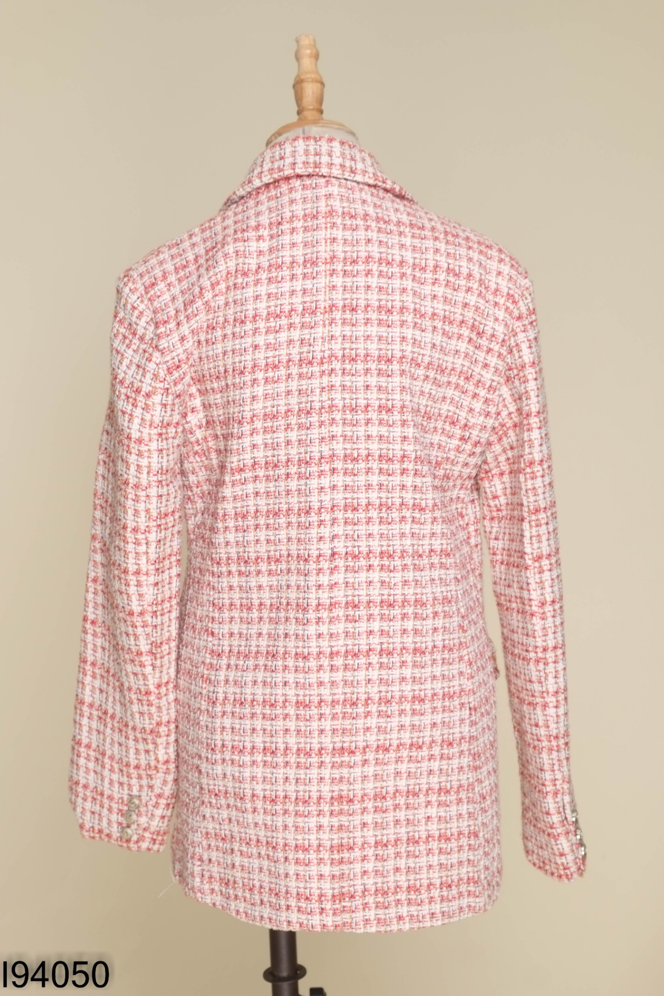 Áo blazer ZARA đỏ be cúc bạc