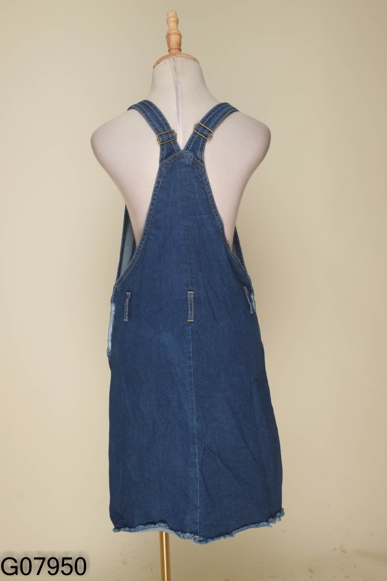 Váy yếm jeans 20AGAIN xanh