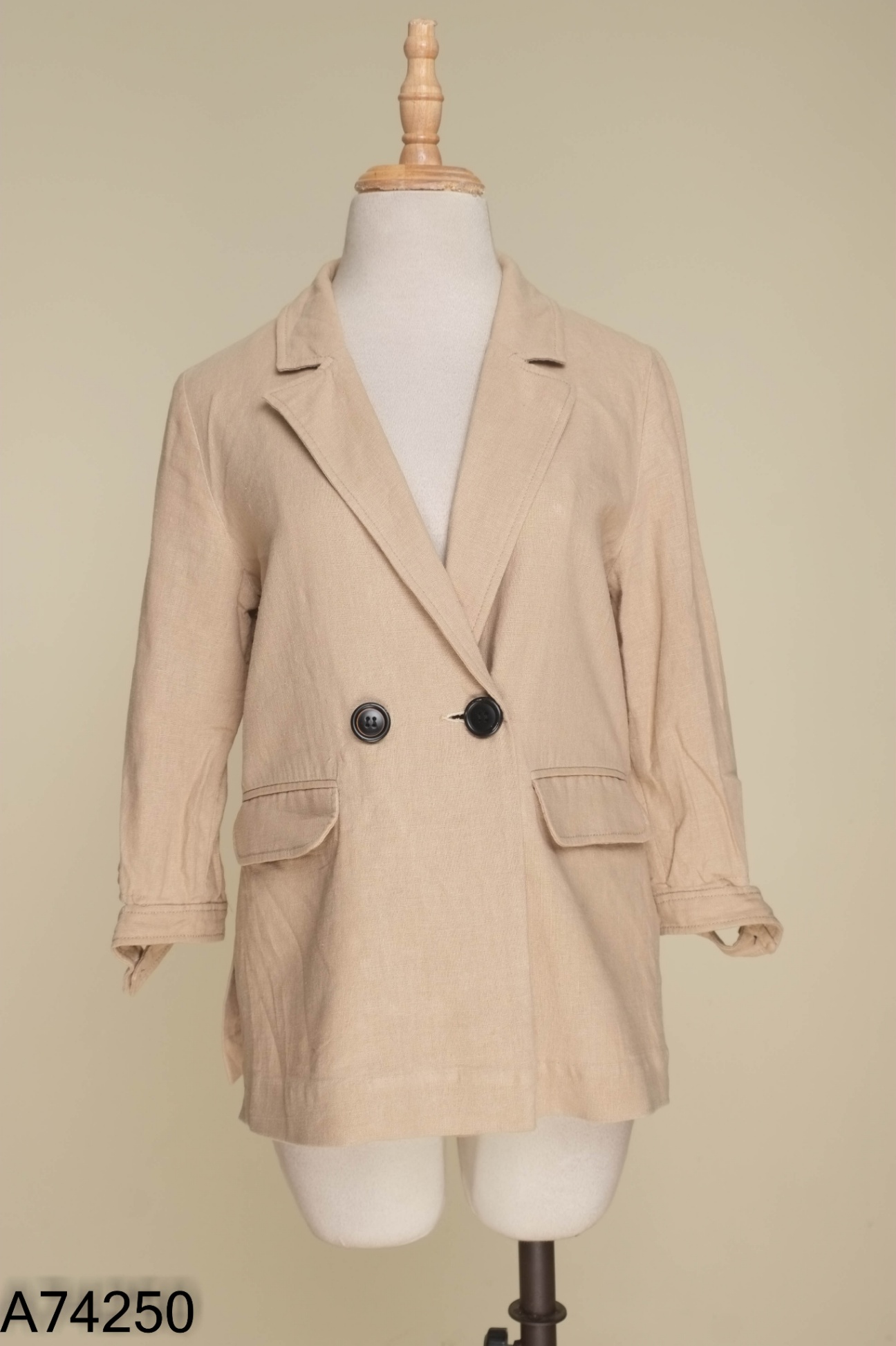 Áo blazer JM nâu trơn