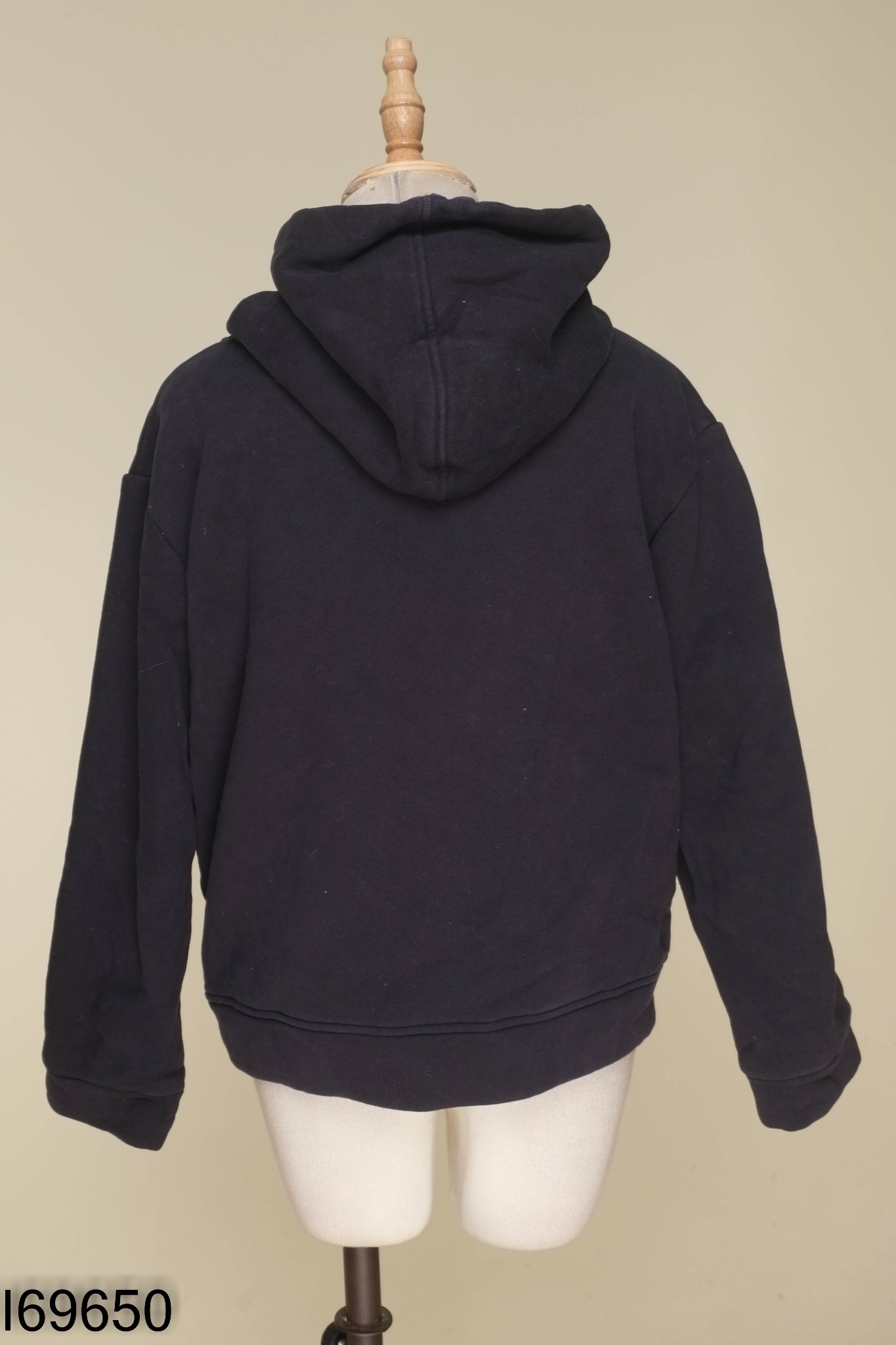 Áo hoodies xanh than in chữ