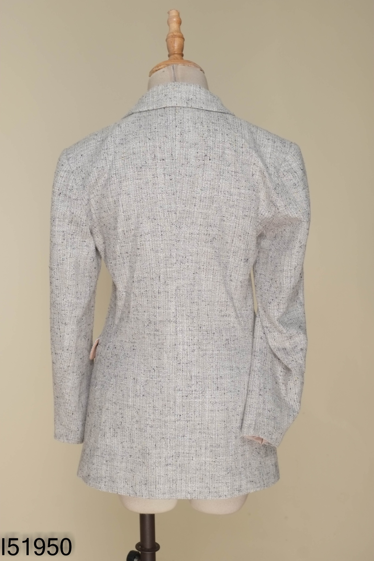 Áo khoác dạ vest xám