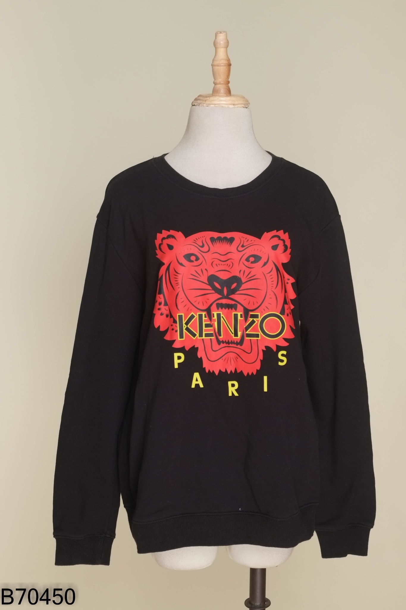 Áo nỉ KENZO đen in hình
