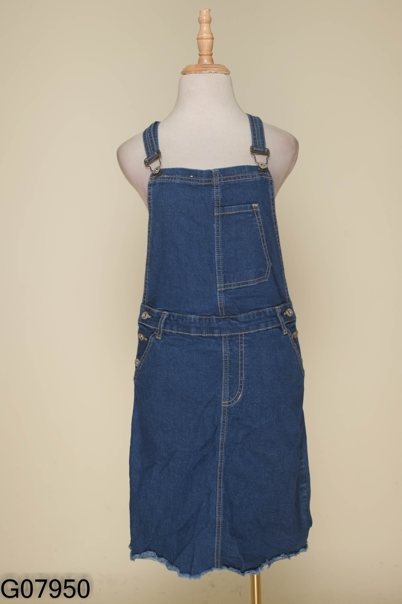Váy yếm jeans 20AGAIN xanh