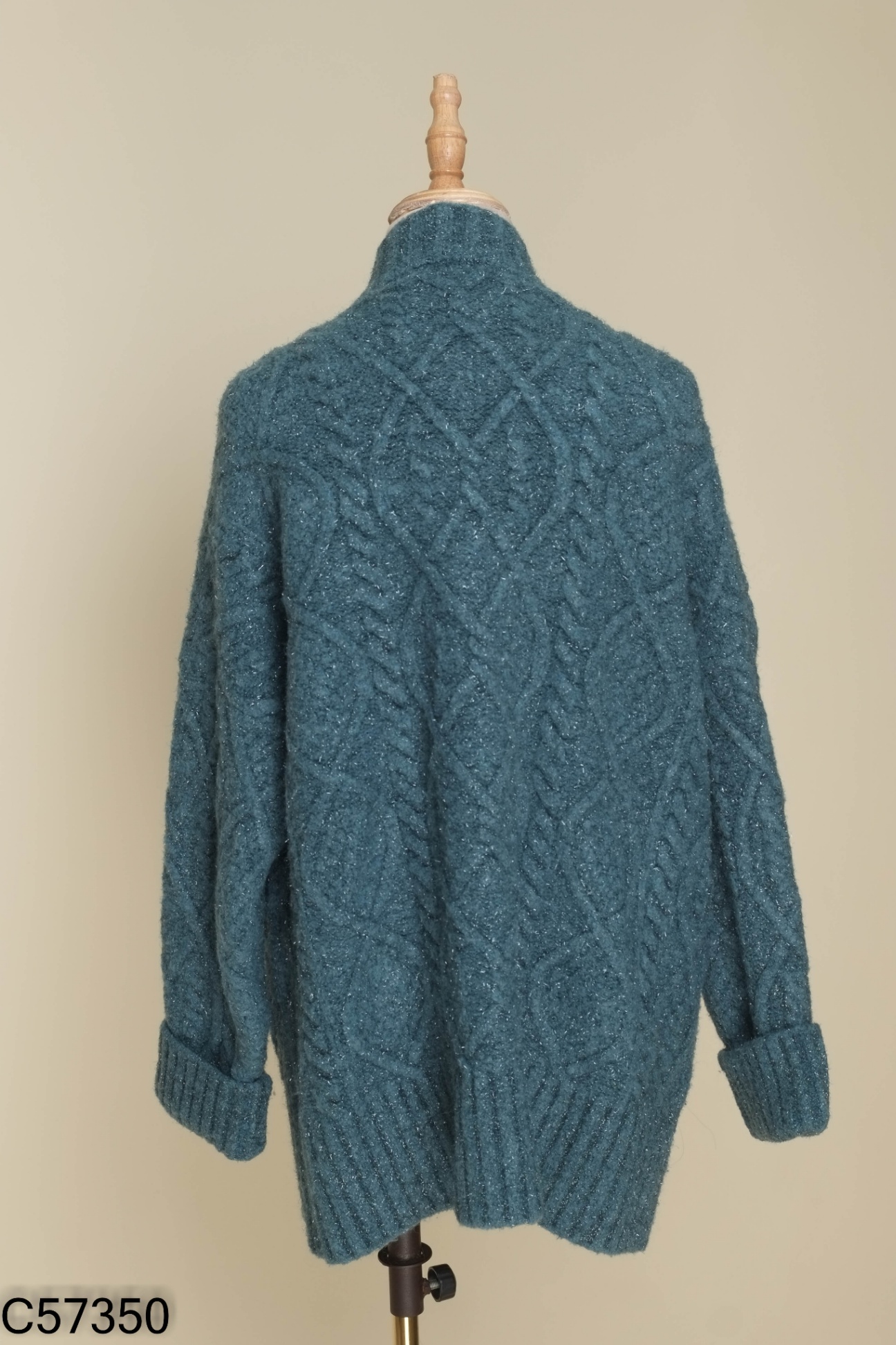 Áo cardigan xanh lá